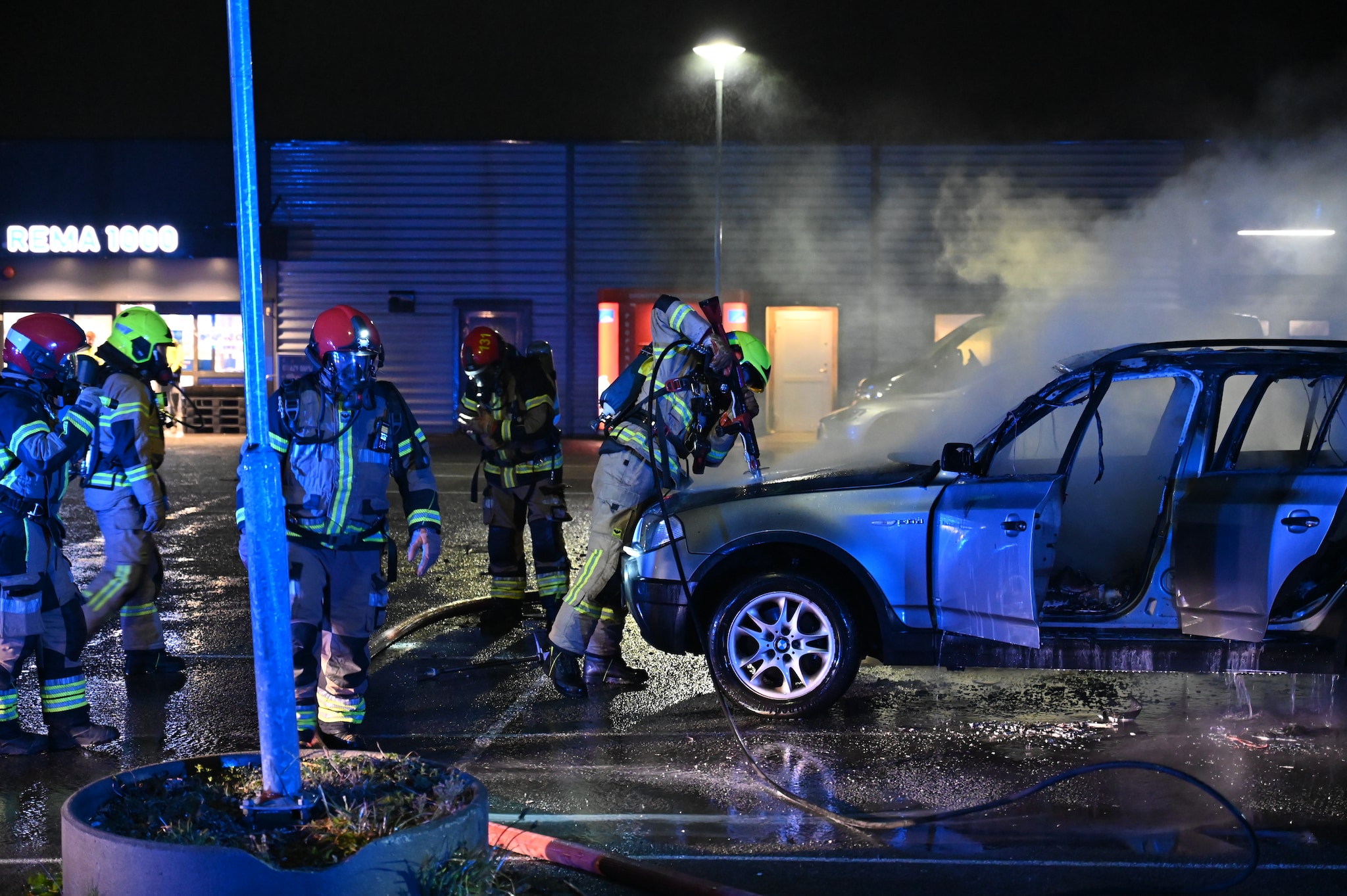 Bilbrann på Brekstad