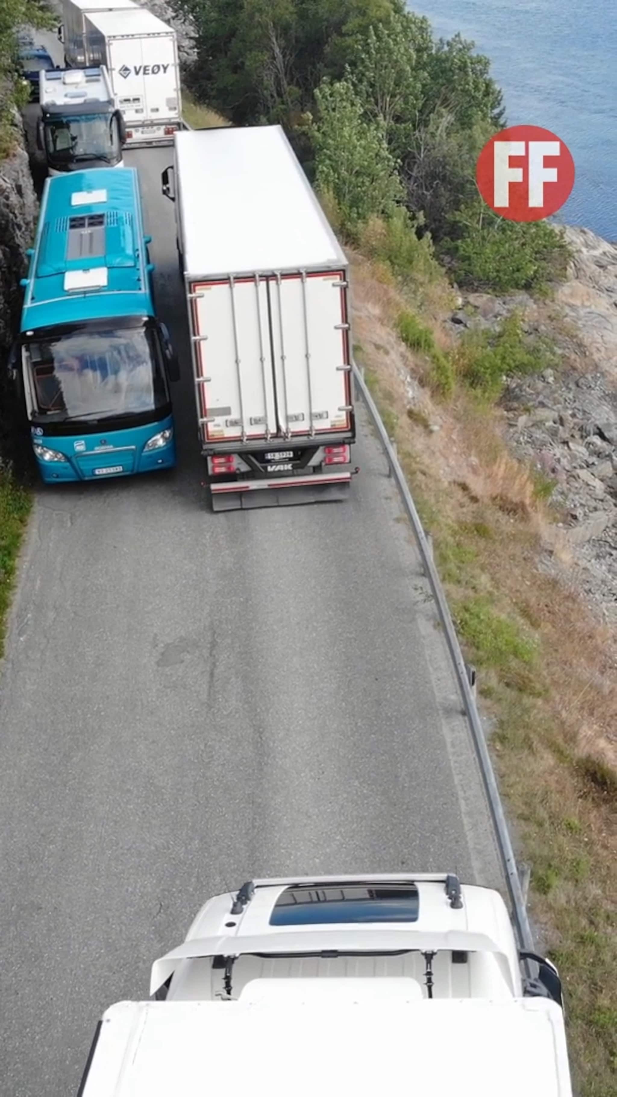 Trangt på fylkesvei 701