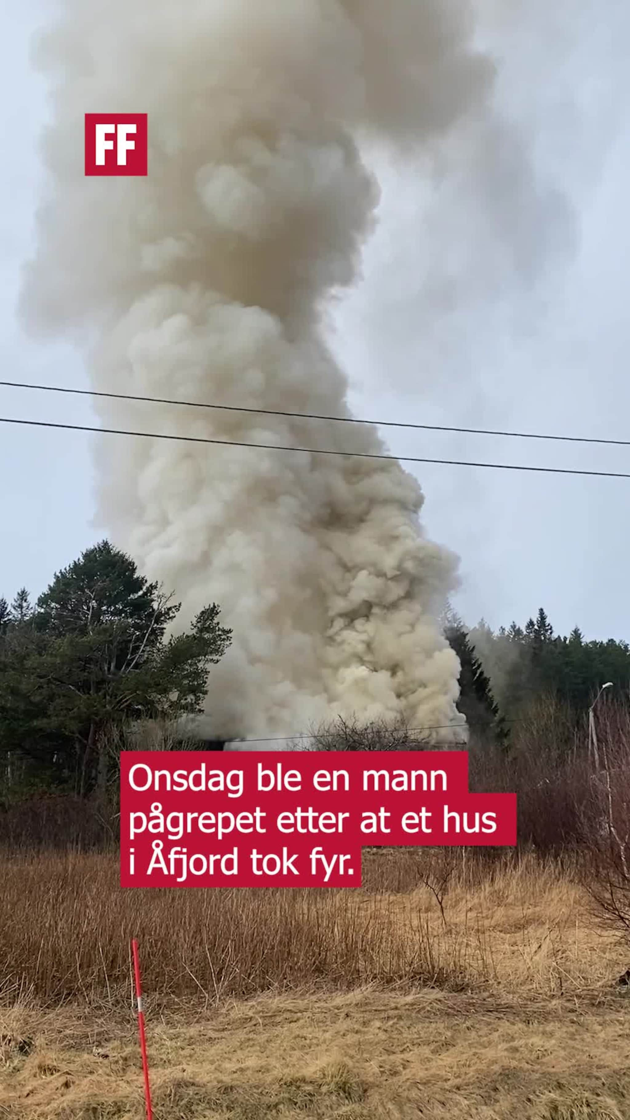 Mann pågrepet etter brann