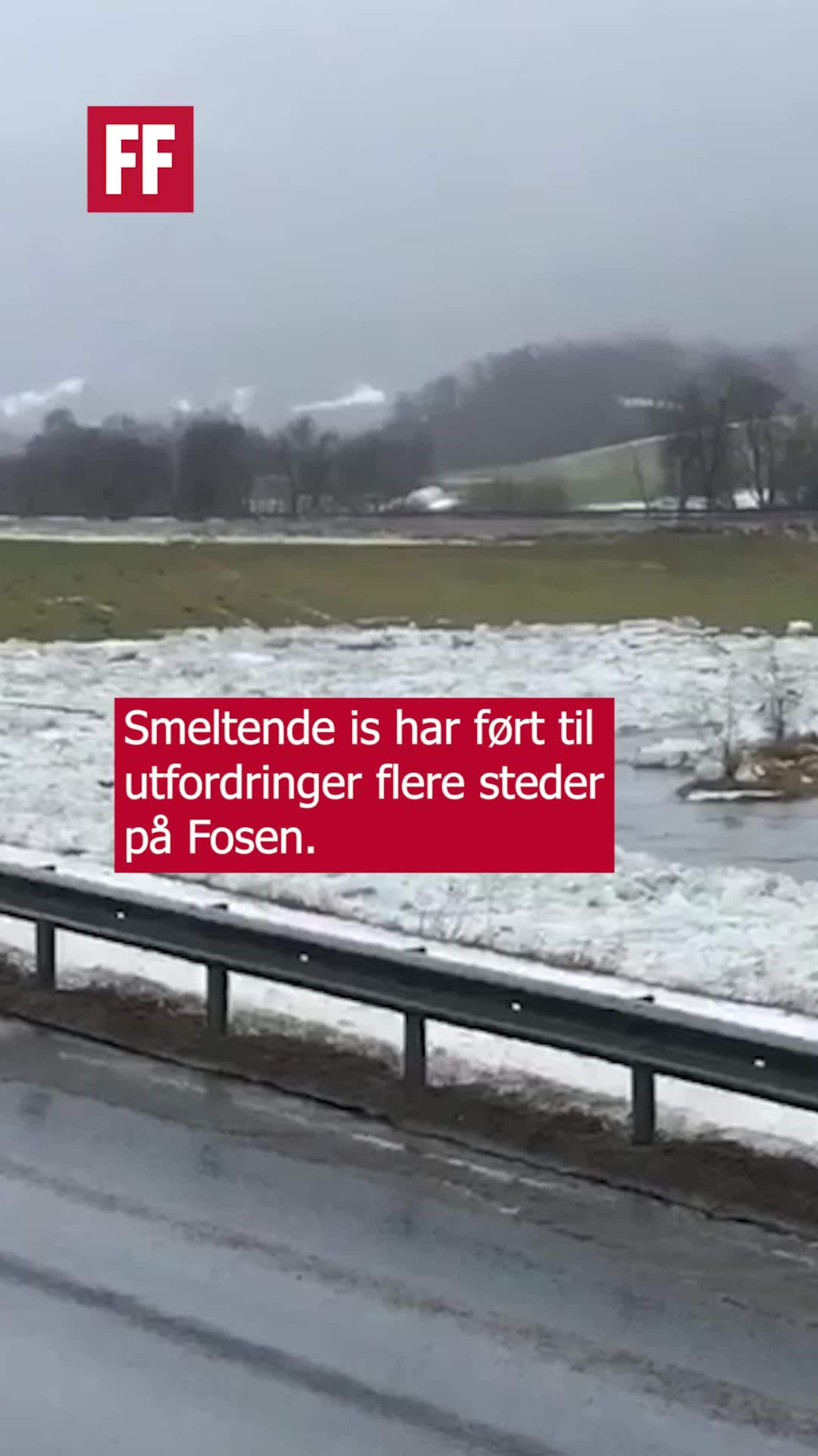 Flom og is