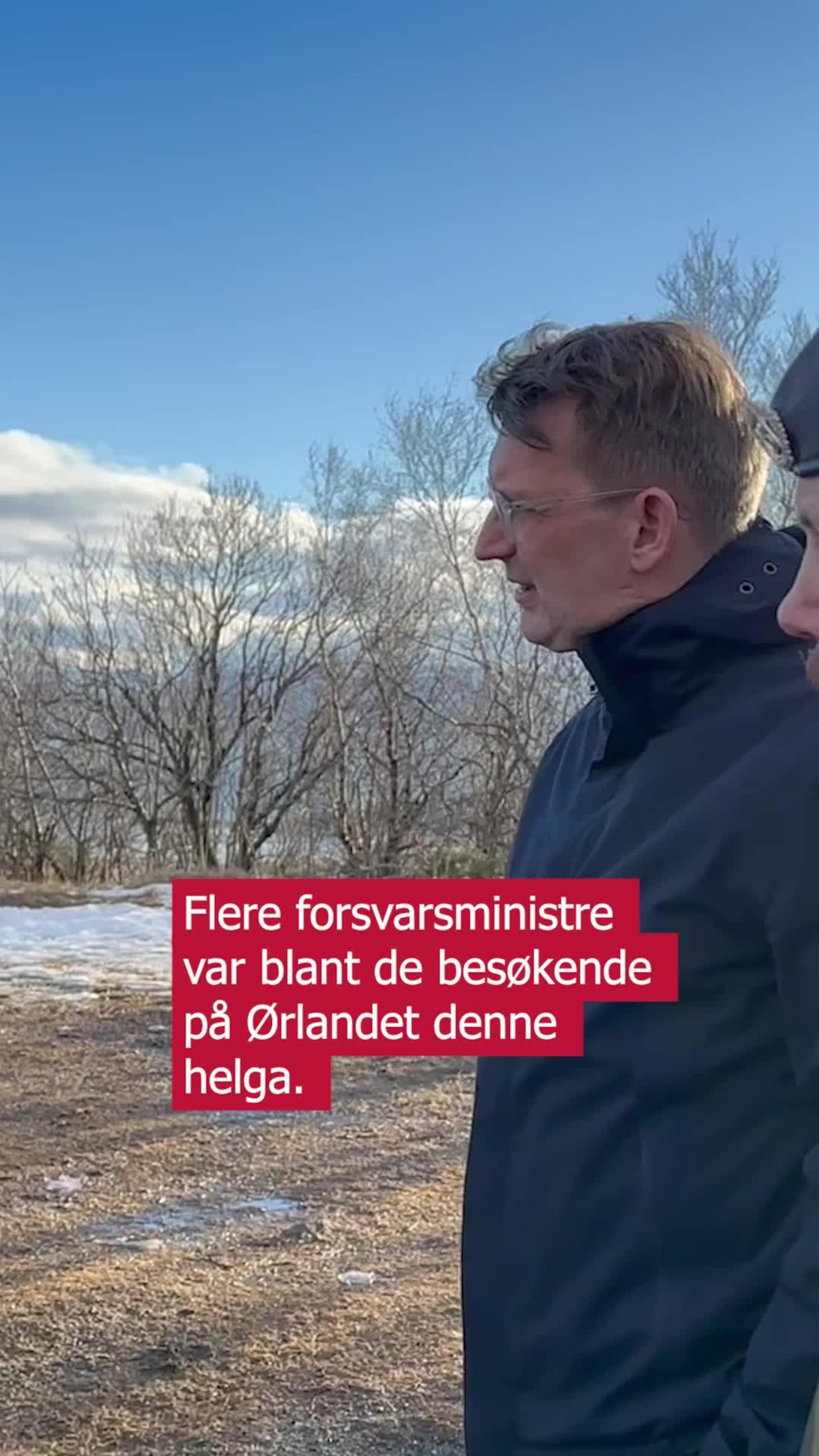 Flere forsvarsministre besøkte Fosen