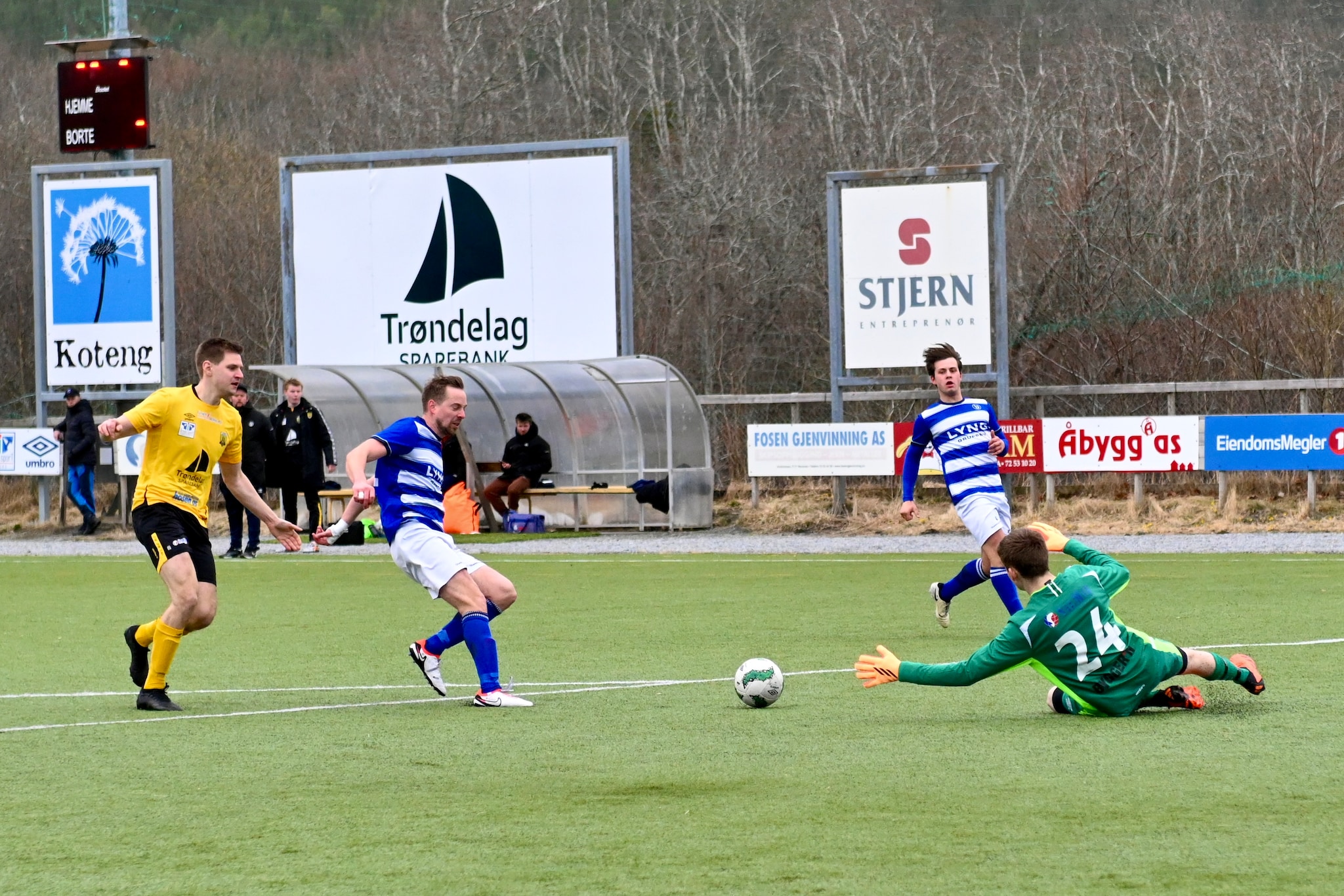 Et lag kastet bort seieren, og et lokaloppgjør endte med tremålsseier