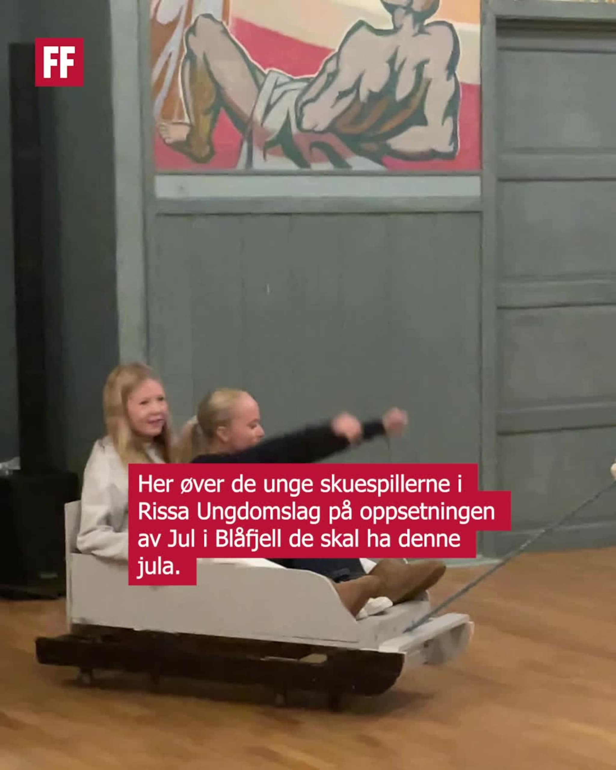Gjør seg klar til julestykke