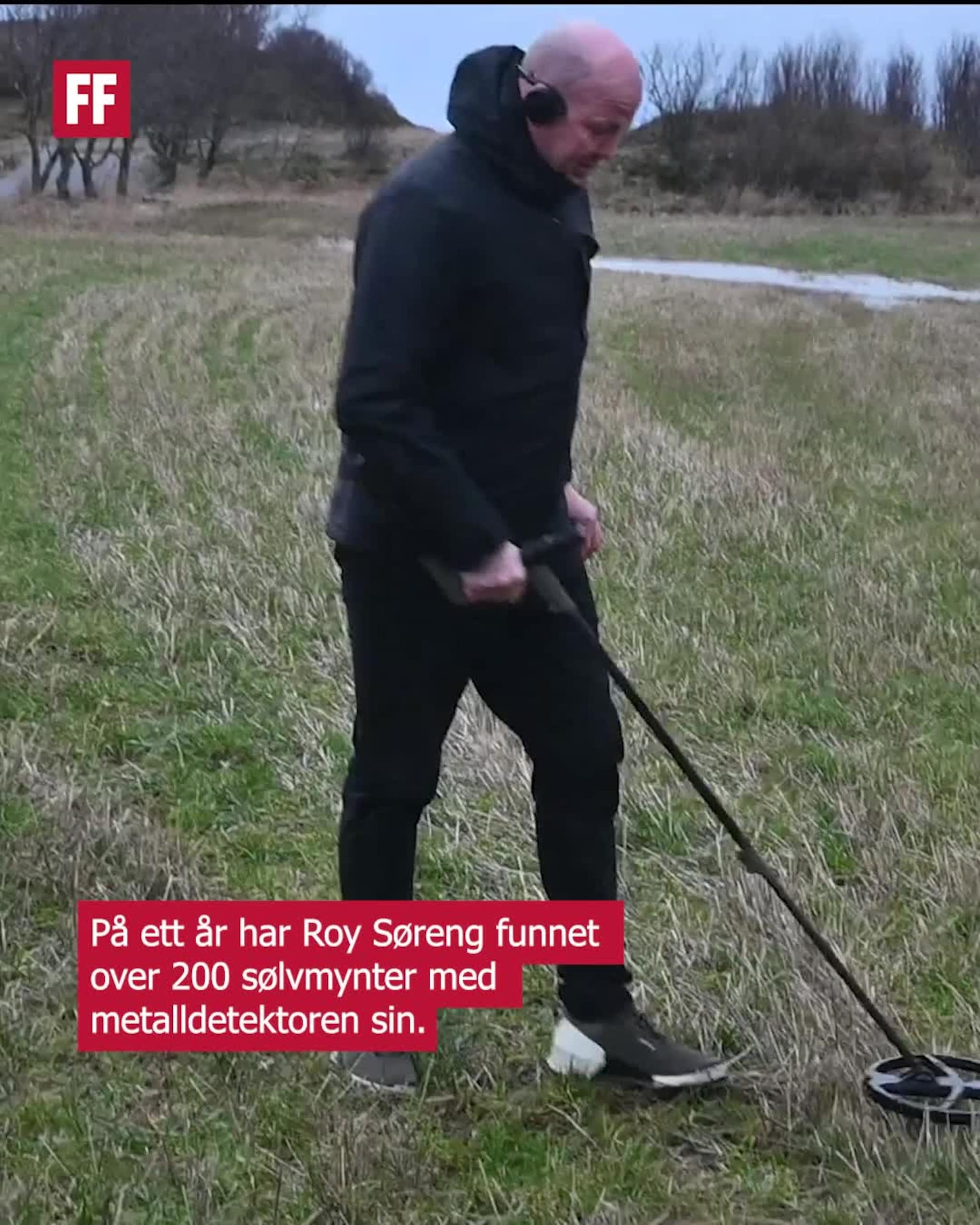 Roy har funnet over 200 mynter med hobbyen sin