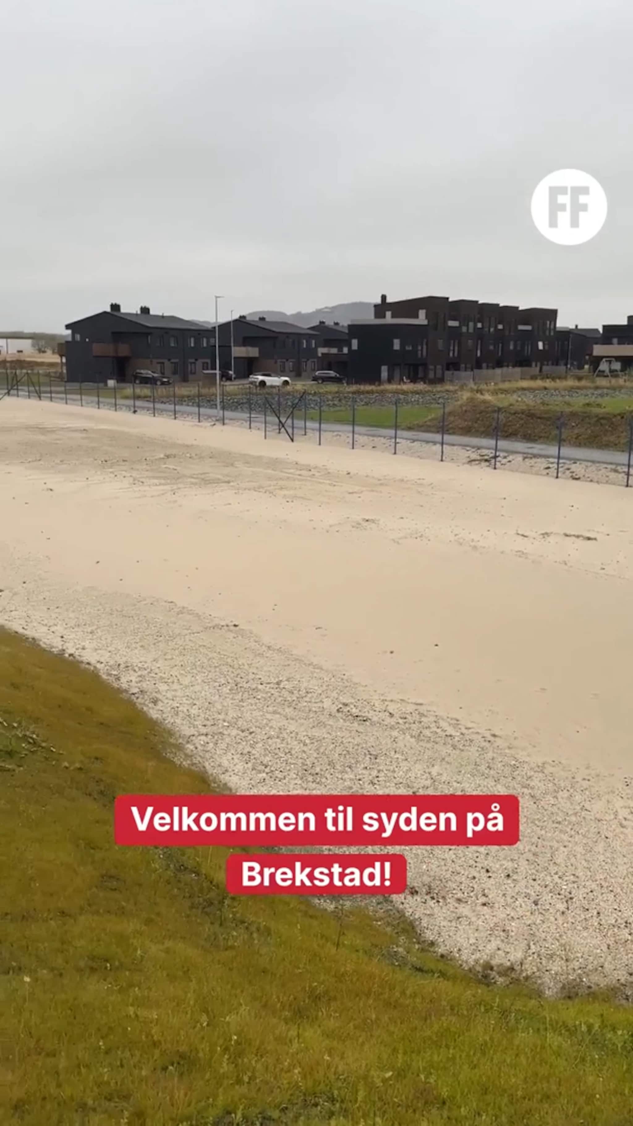 Sandstorm på Bruholmen