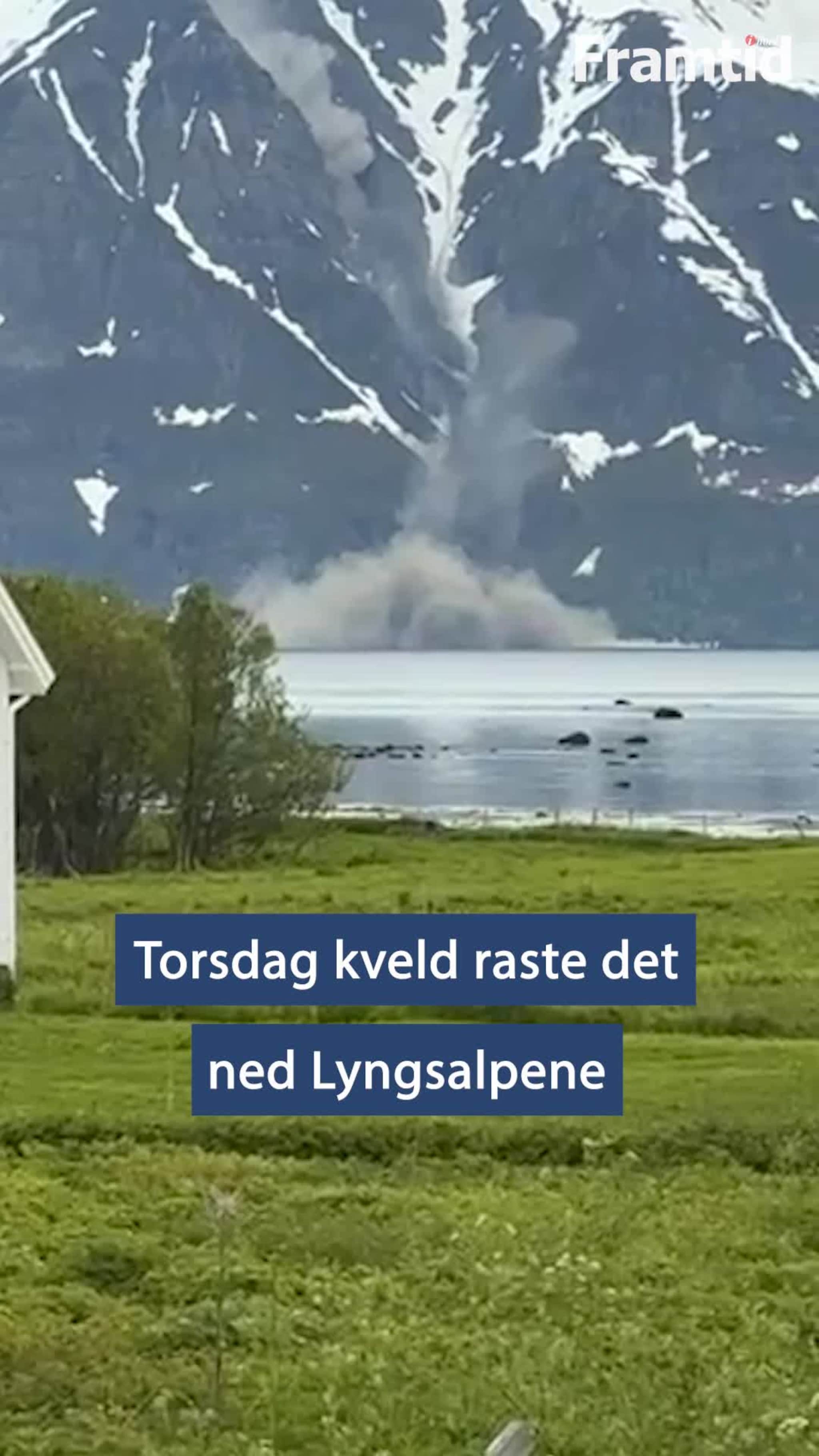 Diger røyksky etter ras