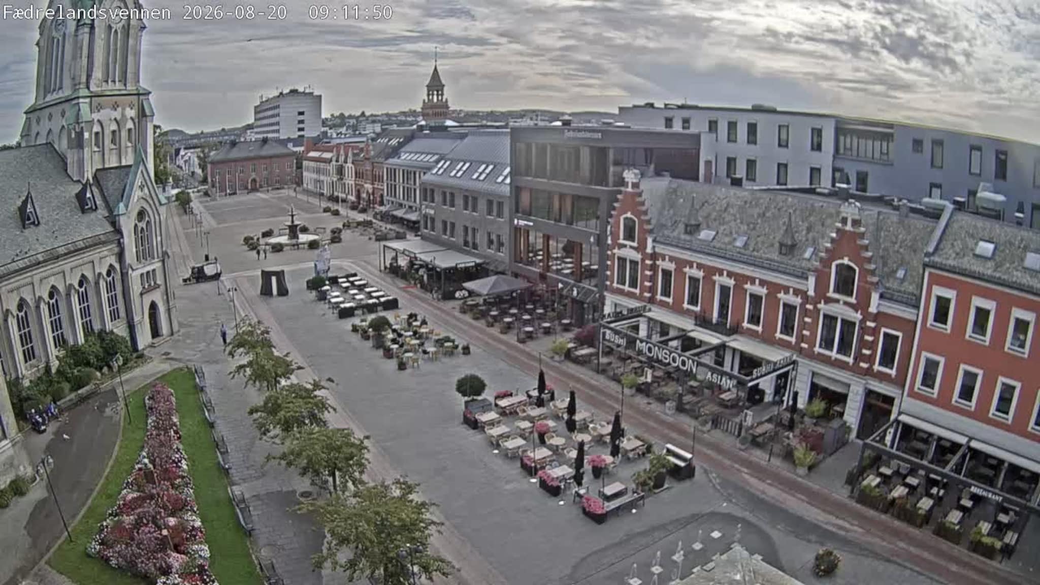 Livekamera Torvet i Kristiansand
