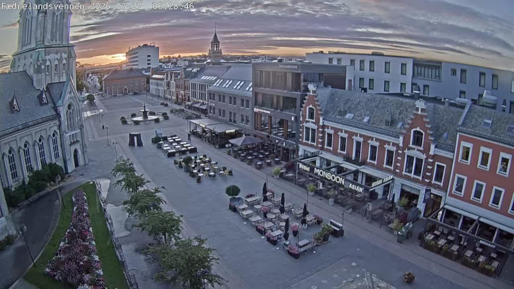 Livekamera Torvet i Kristiansand
