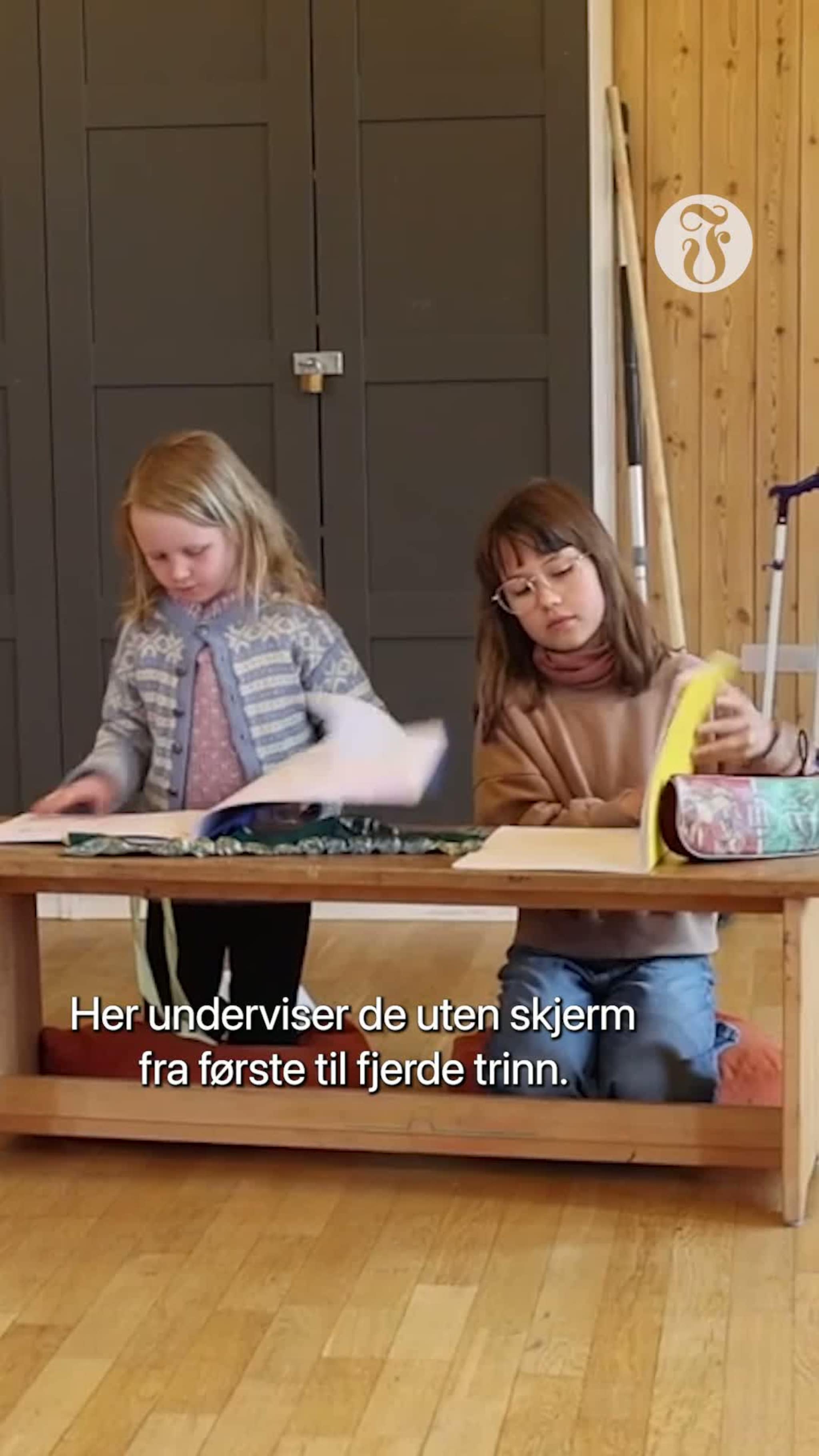 På denne barne­skolen bruker de aldri skjerm