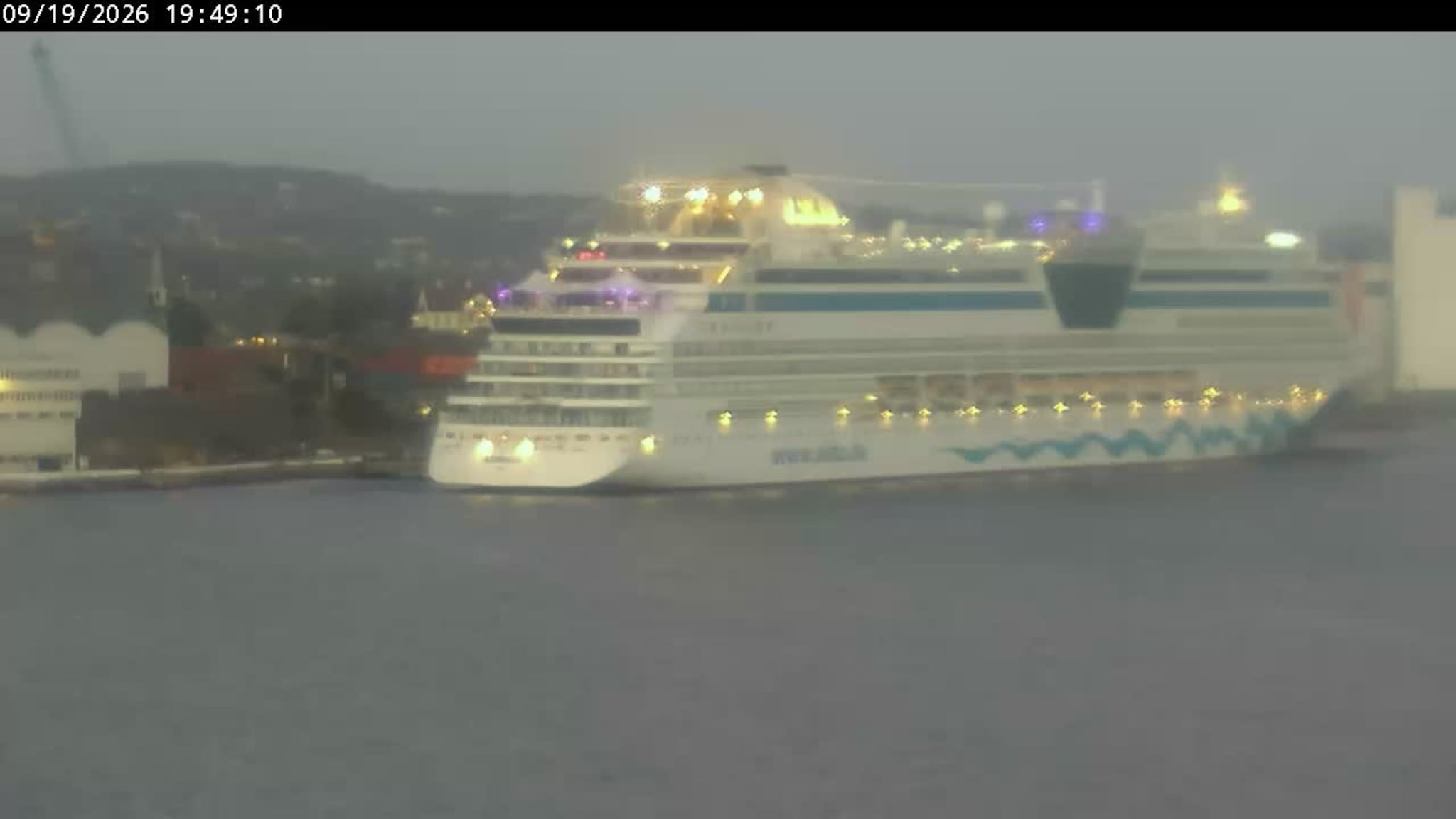 Livekamera over Kristiansand havn
