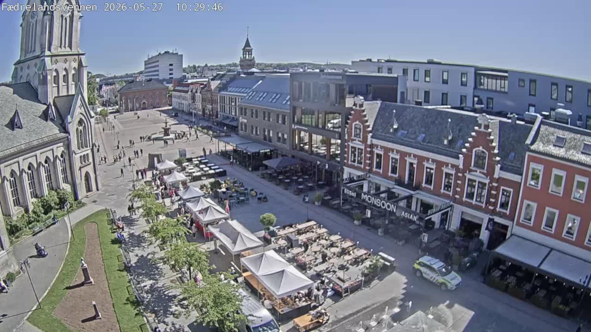 Livekamera Torvet i Kristiansand