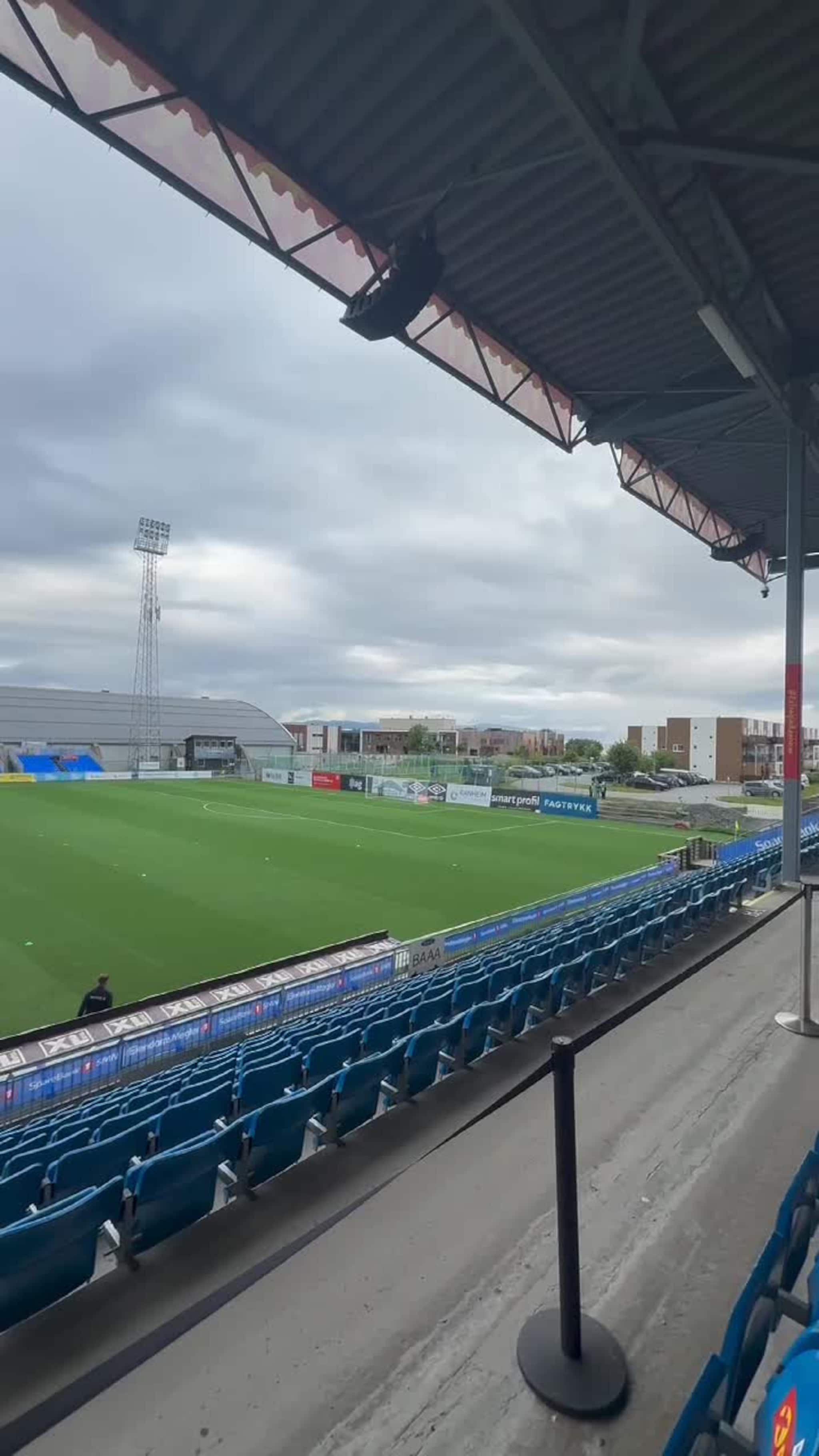 Ranheim Extra Arena før kampen mot Start