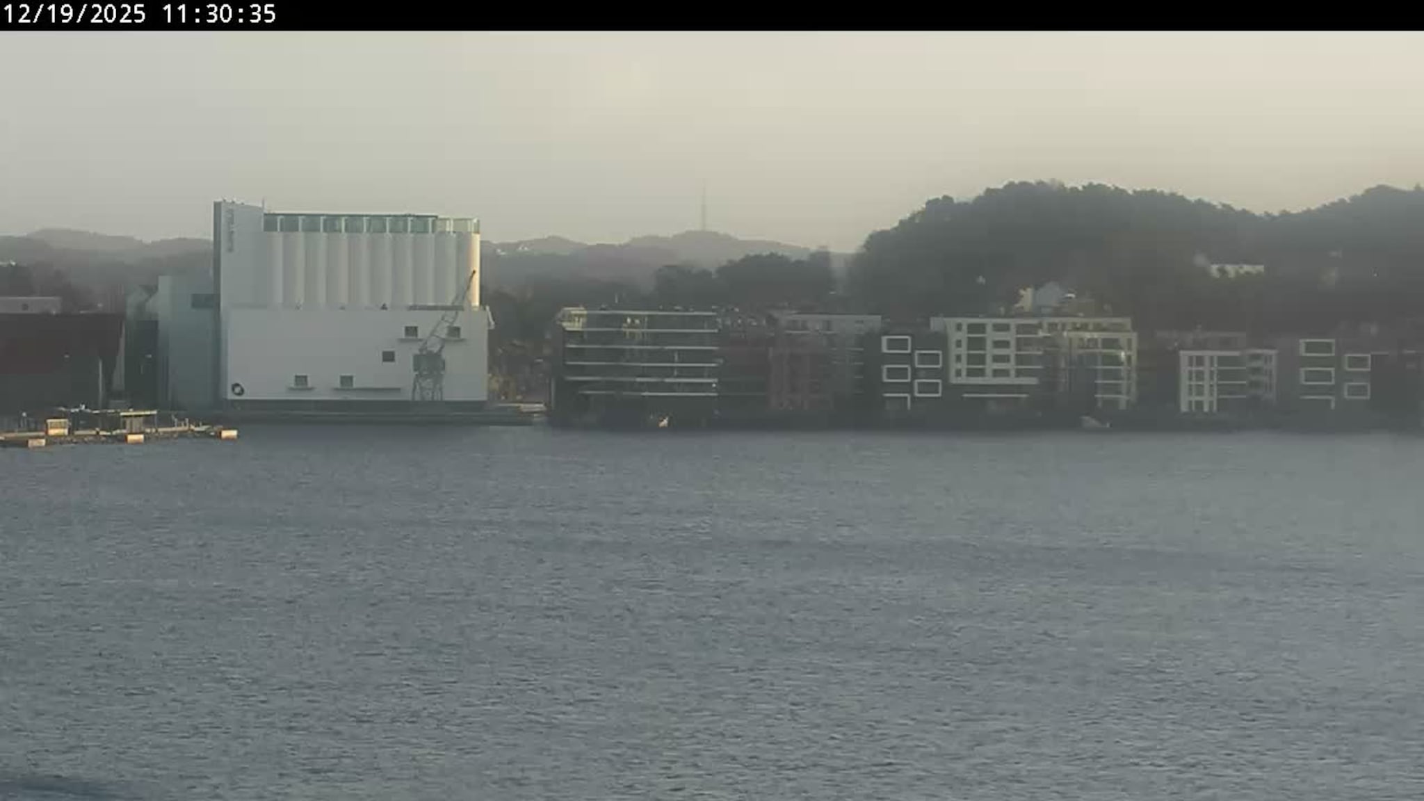 Livekamera over Kristiansand havn