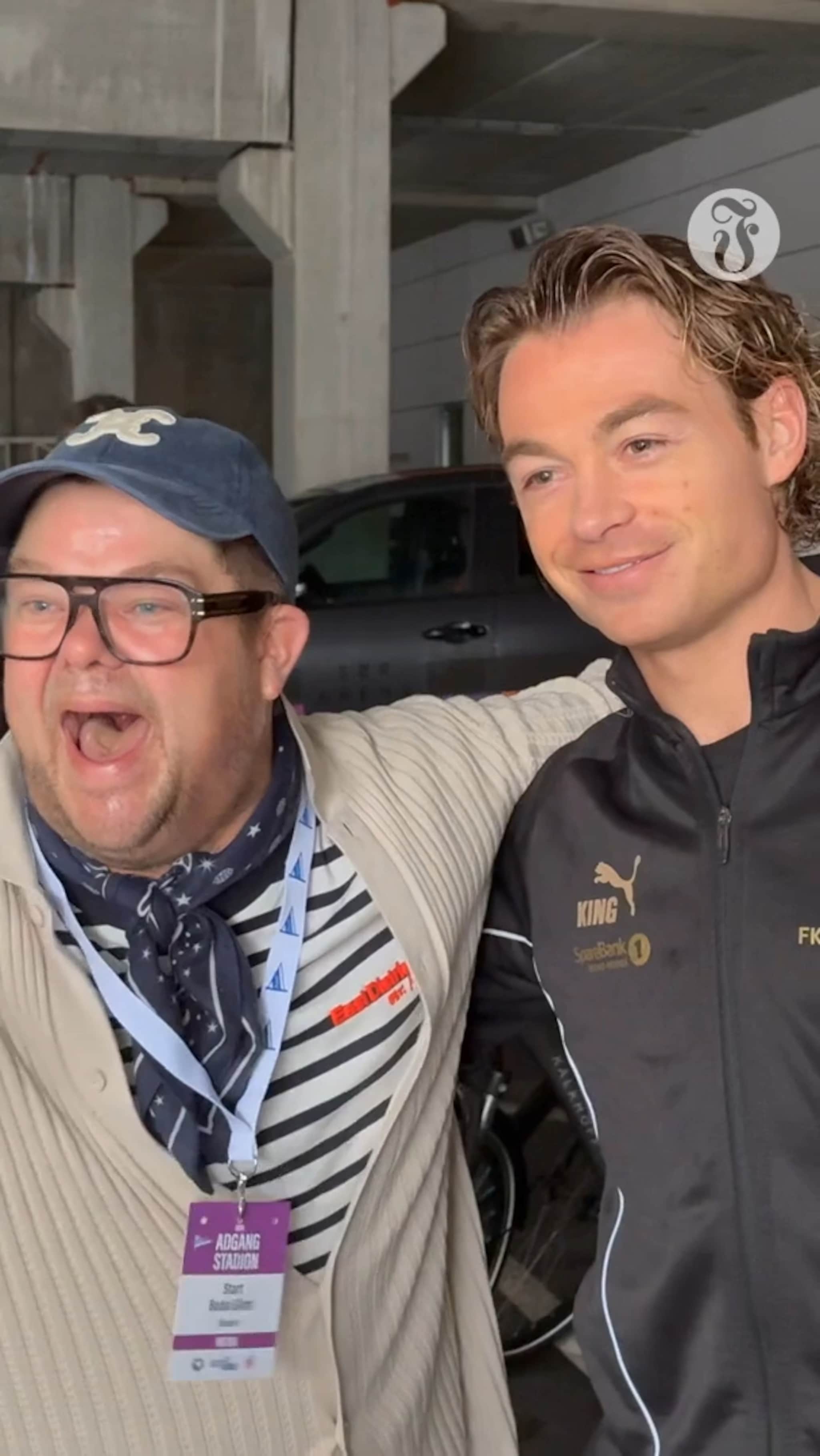 Her møter han sin store fotball­helt: – Som å være i Milano