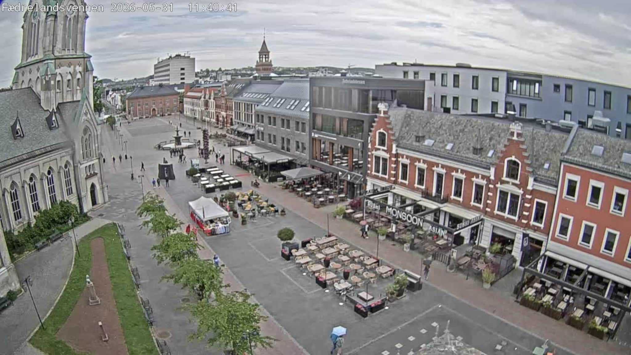 Livekamera Torvet i Kristiansand