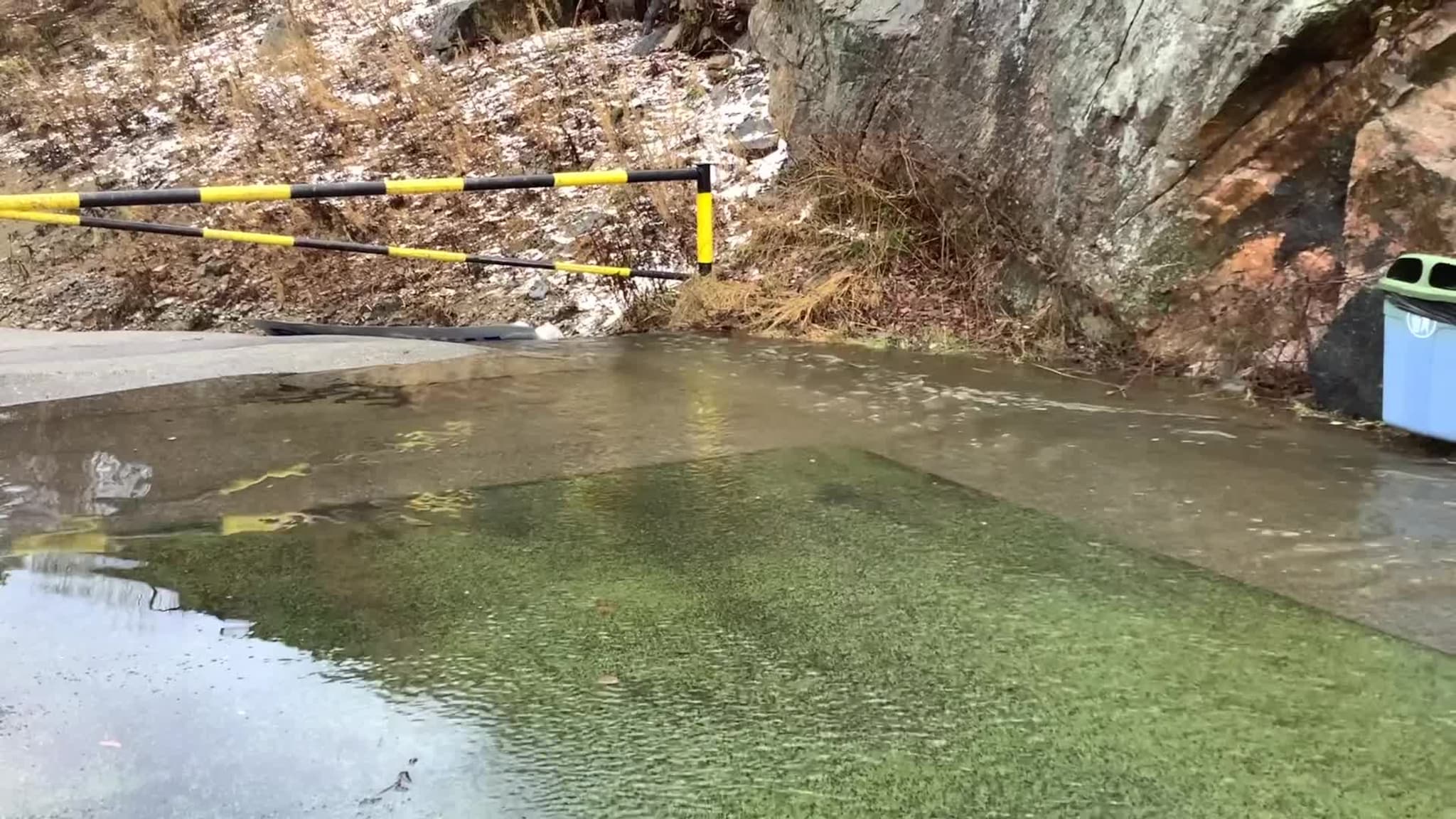 Overvann på Solvika