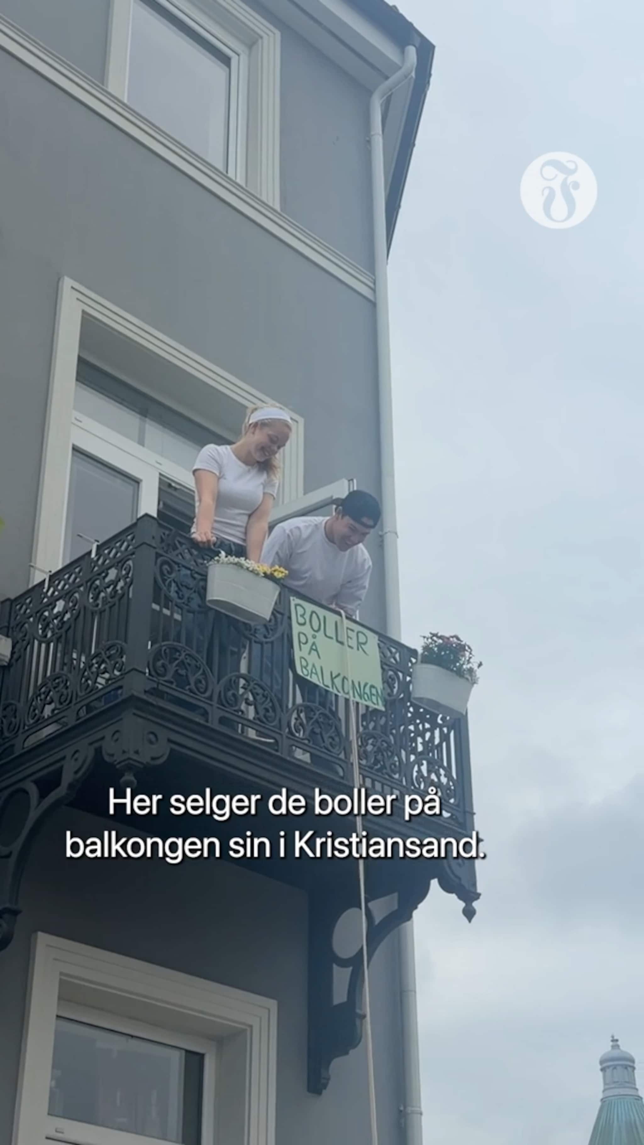 Bollebonanza på balkongen