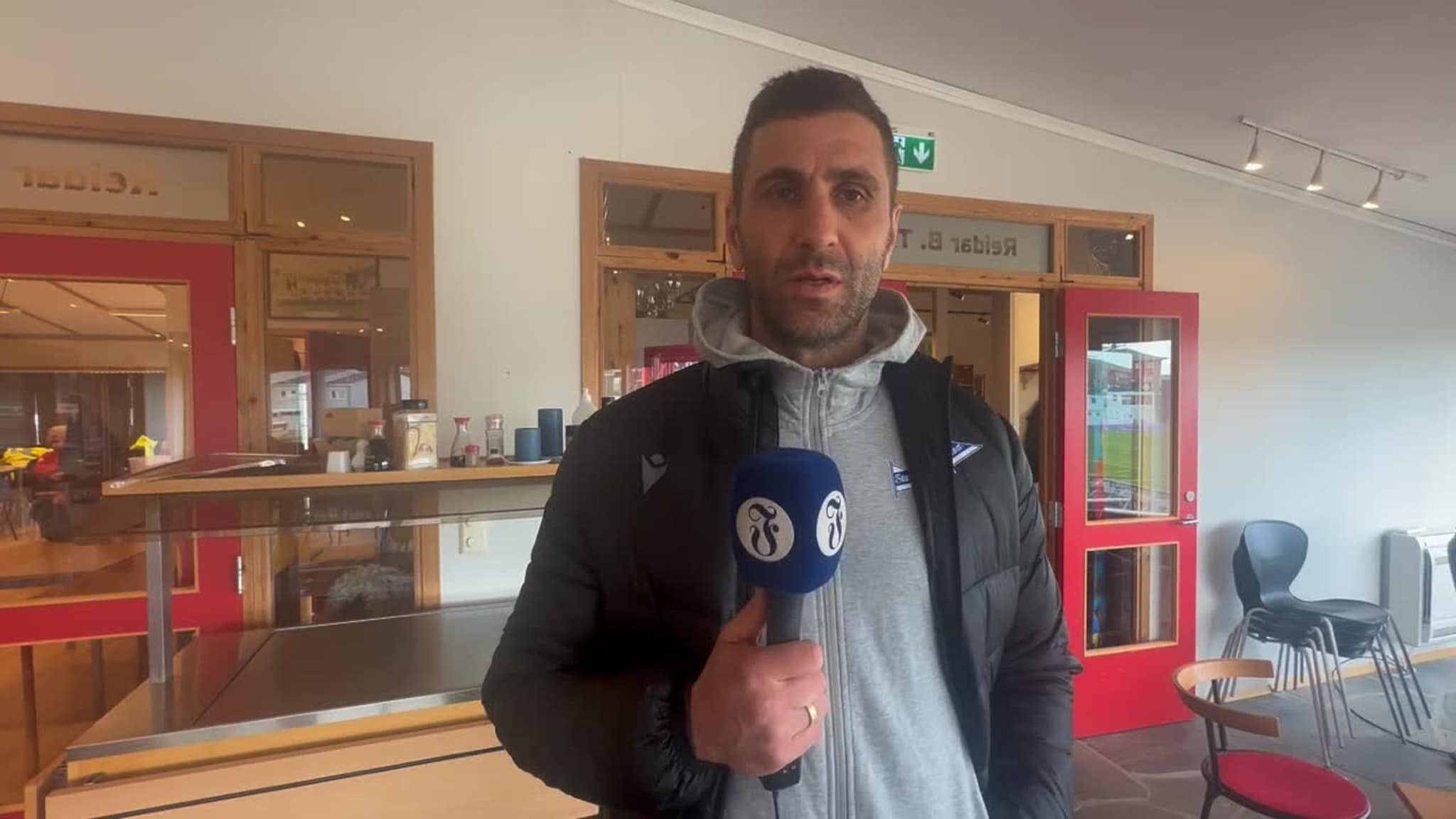Azar Karadas før Bryne-kampen