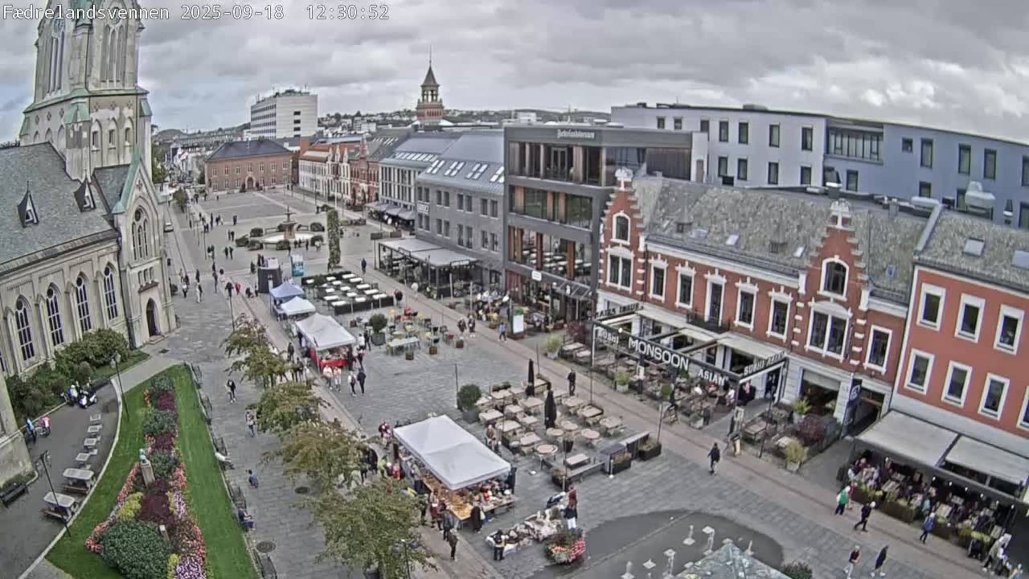 Livekamera Torvet i Kristiansand