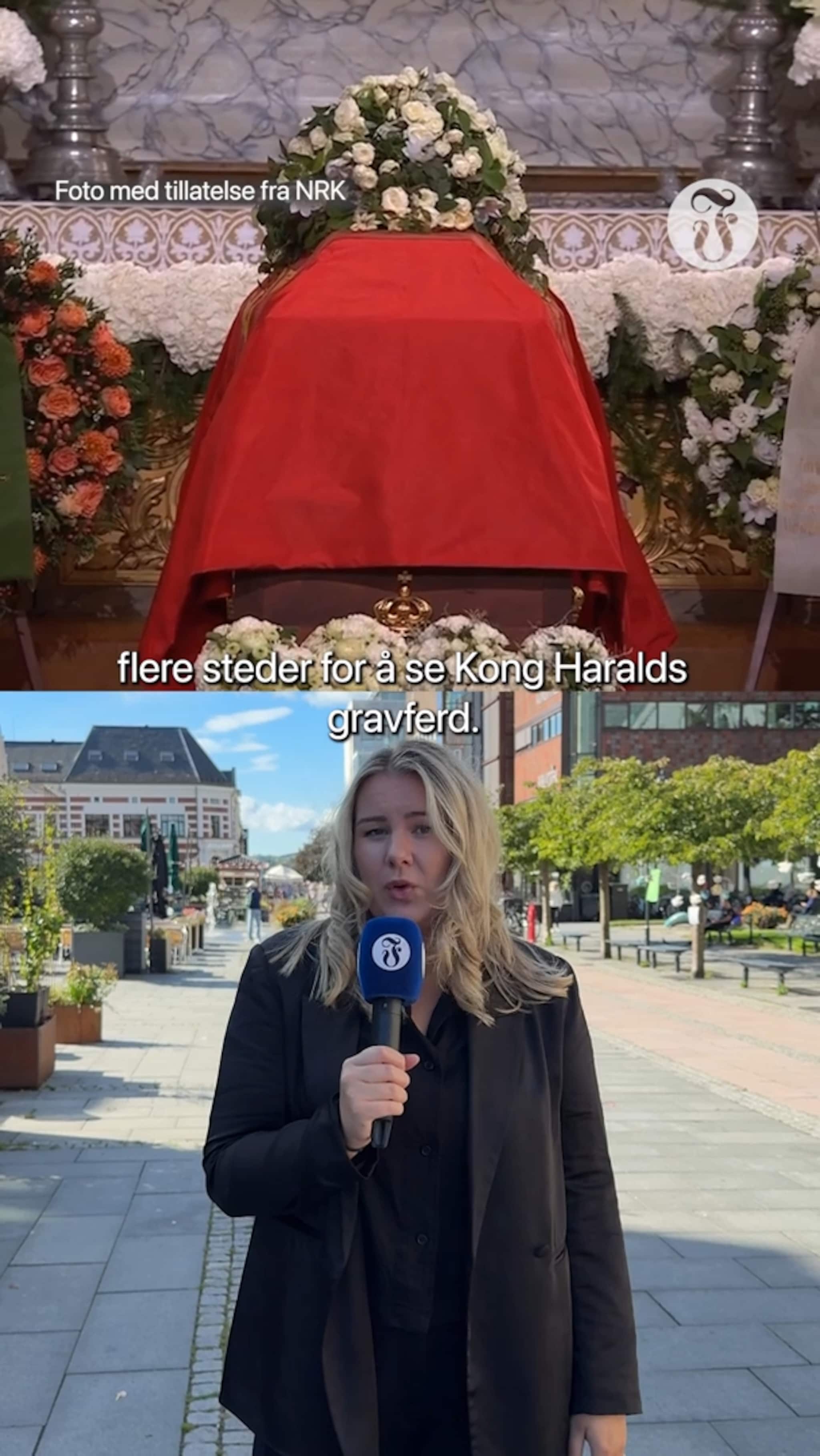 Flere samlet seg for å se gravferden