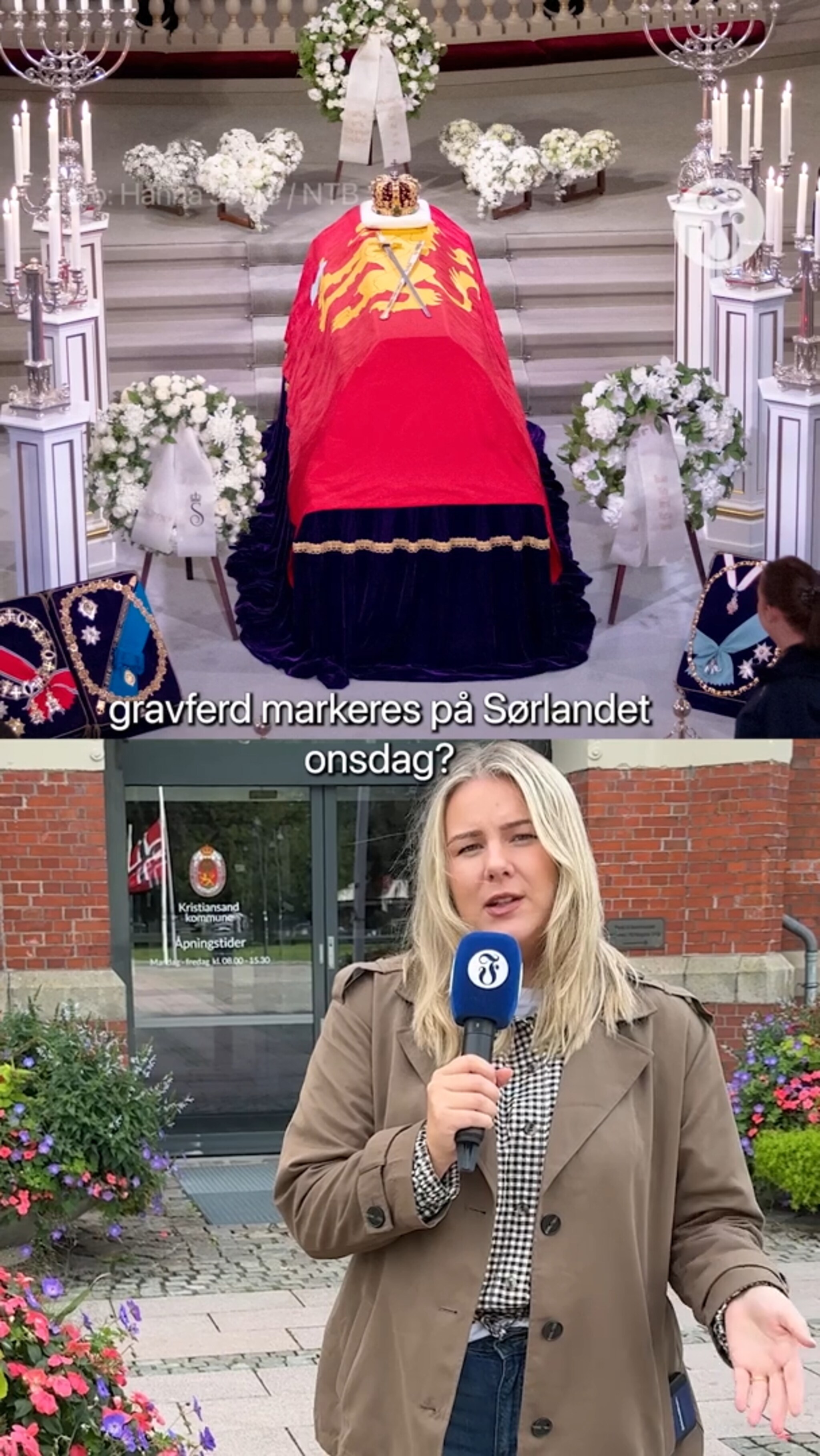 Slik markeres kong Haralds gravferd lokalt