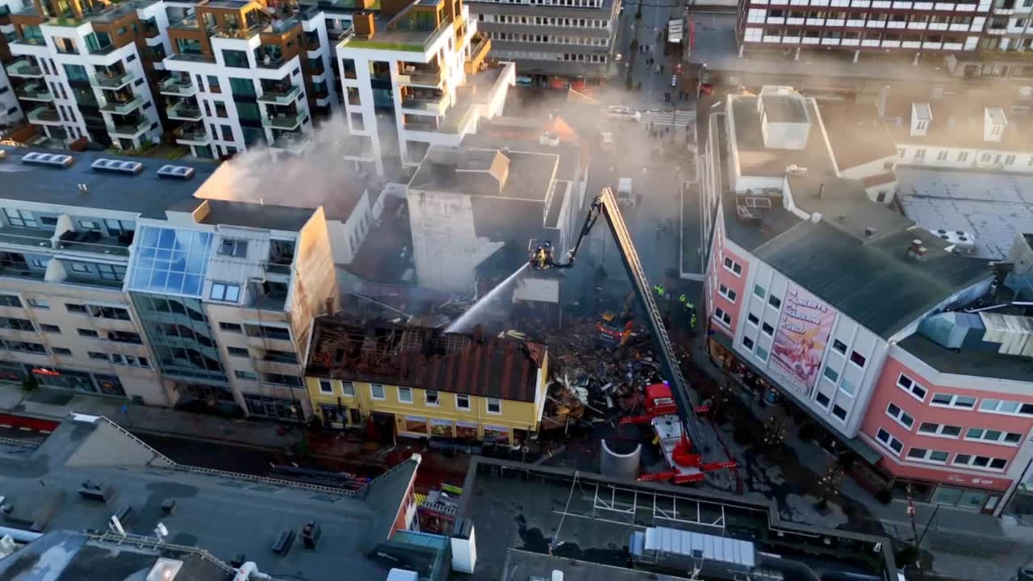 Slik ser branntomta ut