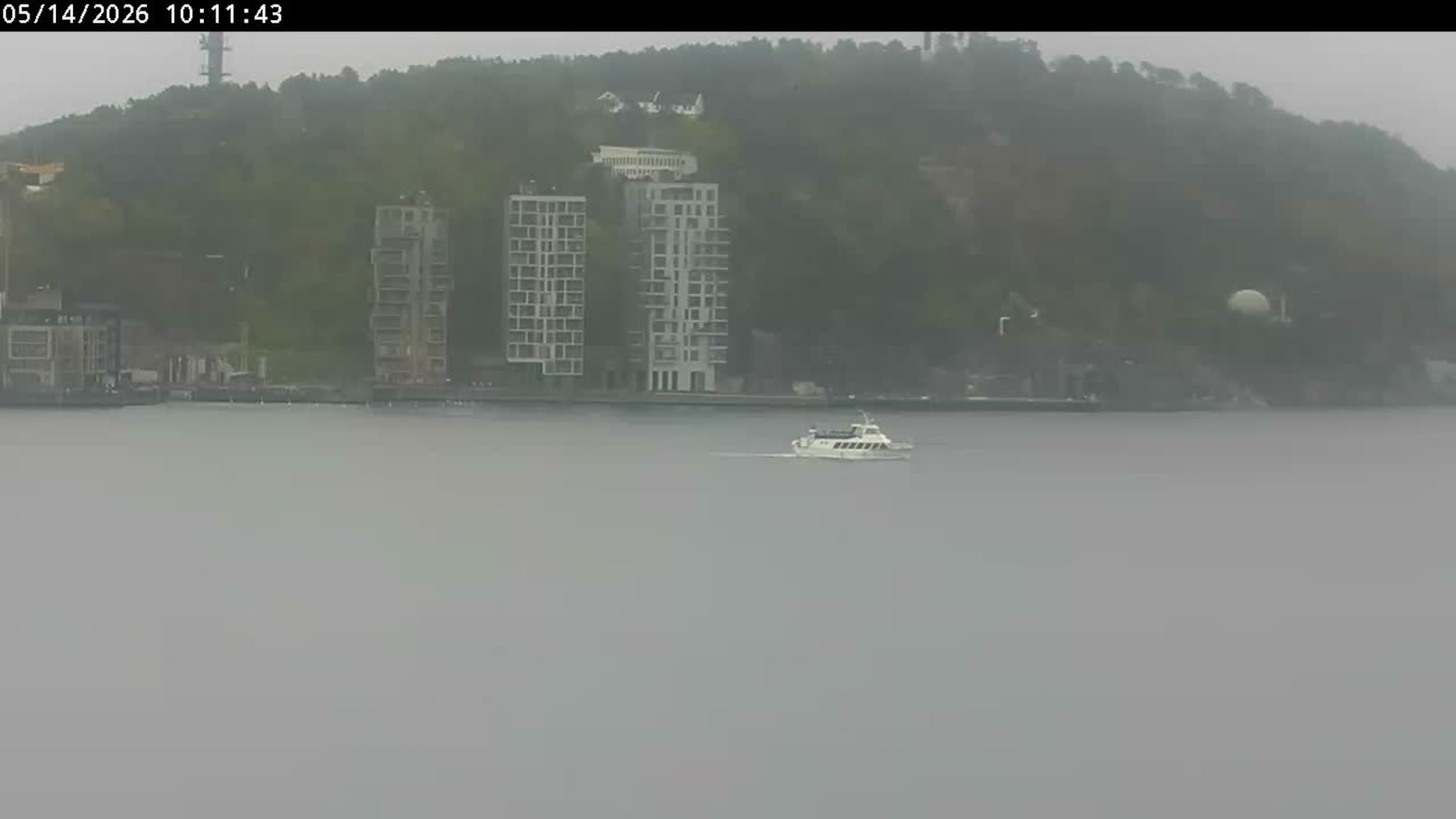 Livekamera over Kristiansand havn