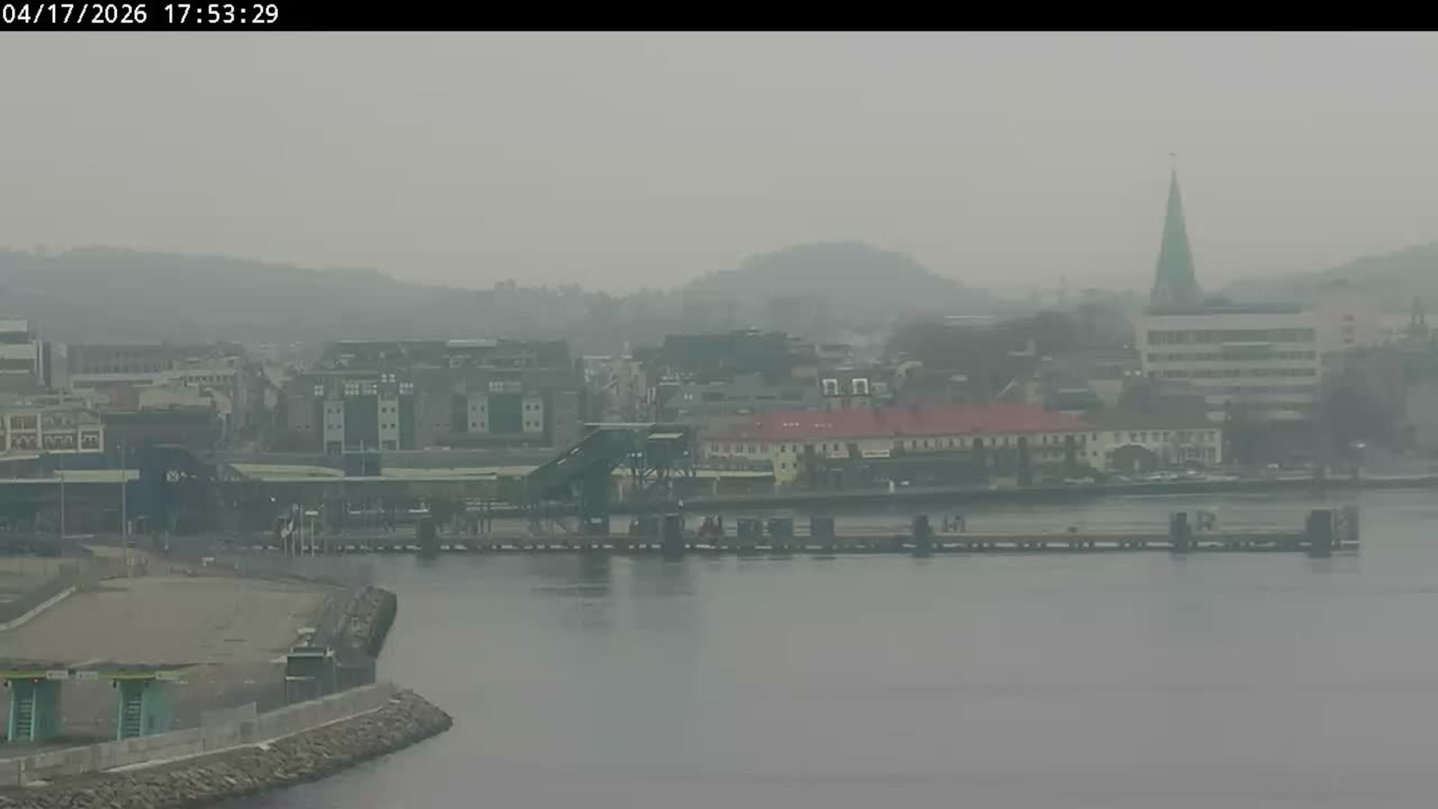 Livekamera over Kristiansand havn