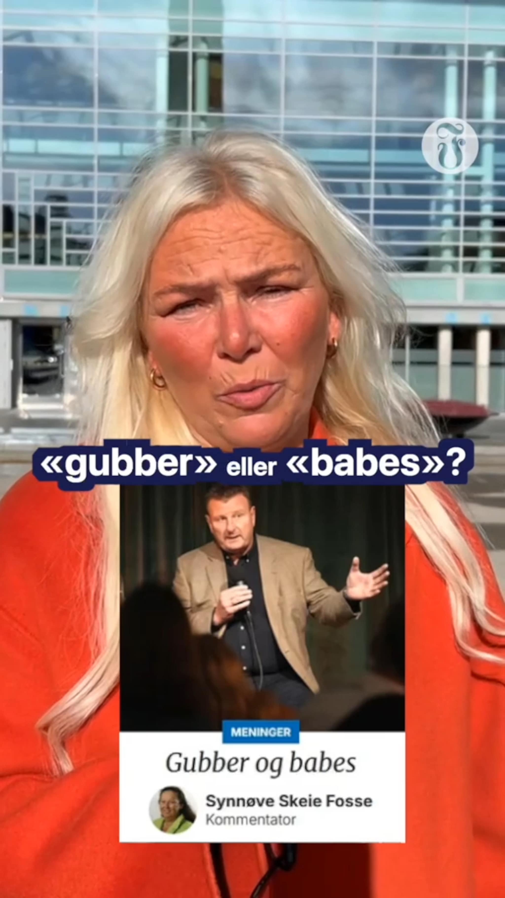 Er det innafor å kalle politikere for «gubber» eller «babes»? 