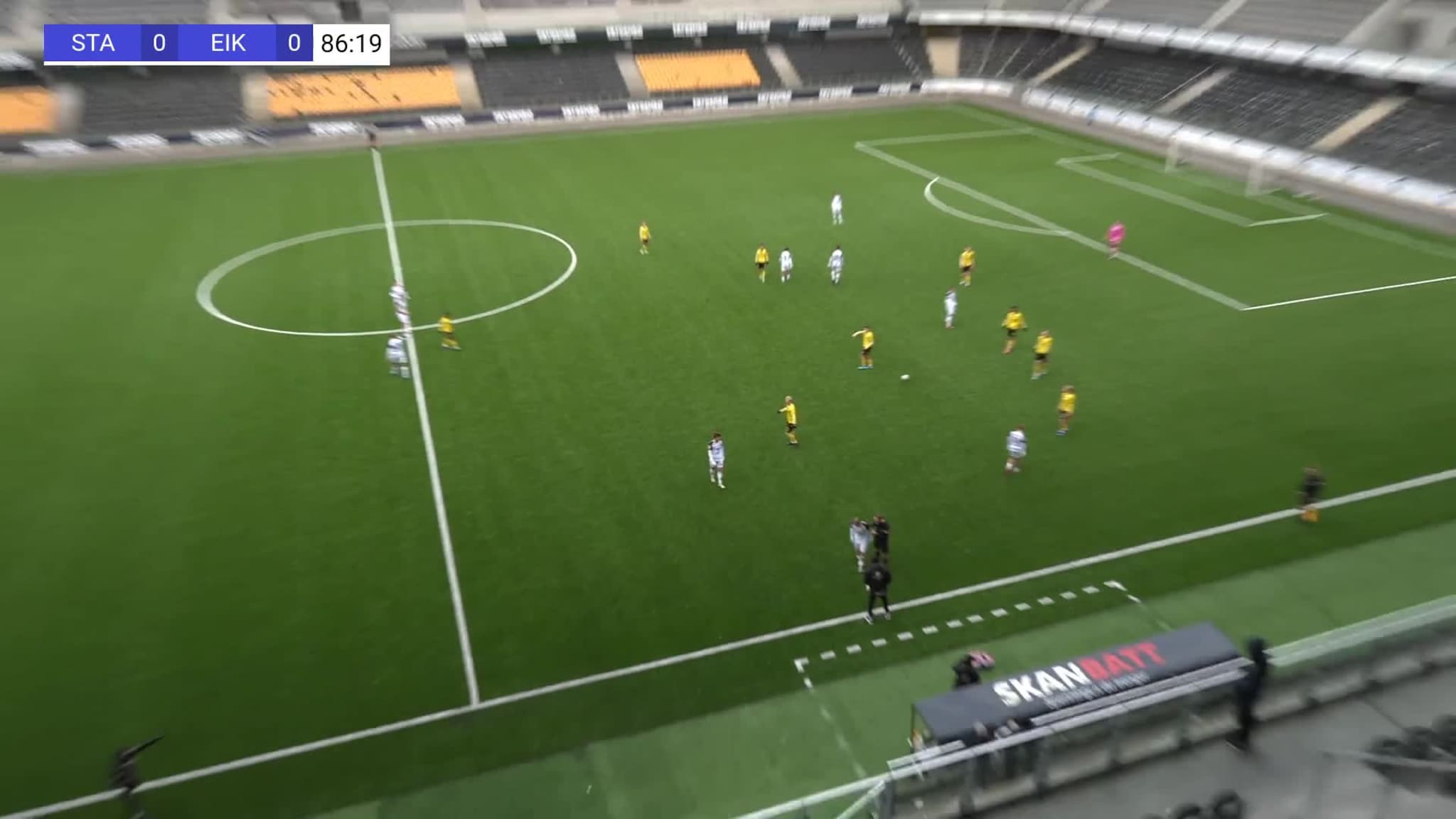 Tom Strannegård rødt kort mot Egersund