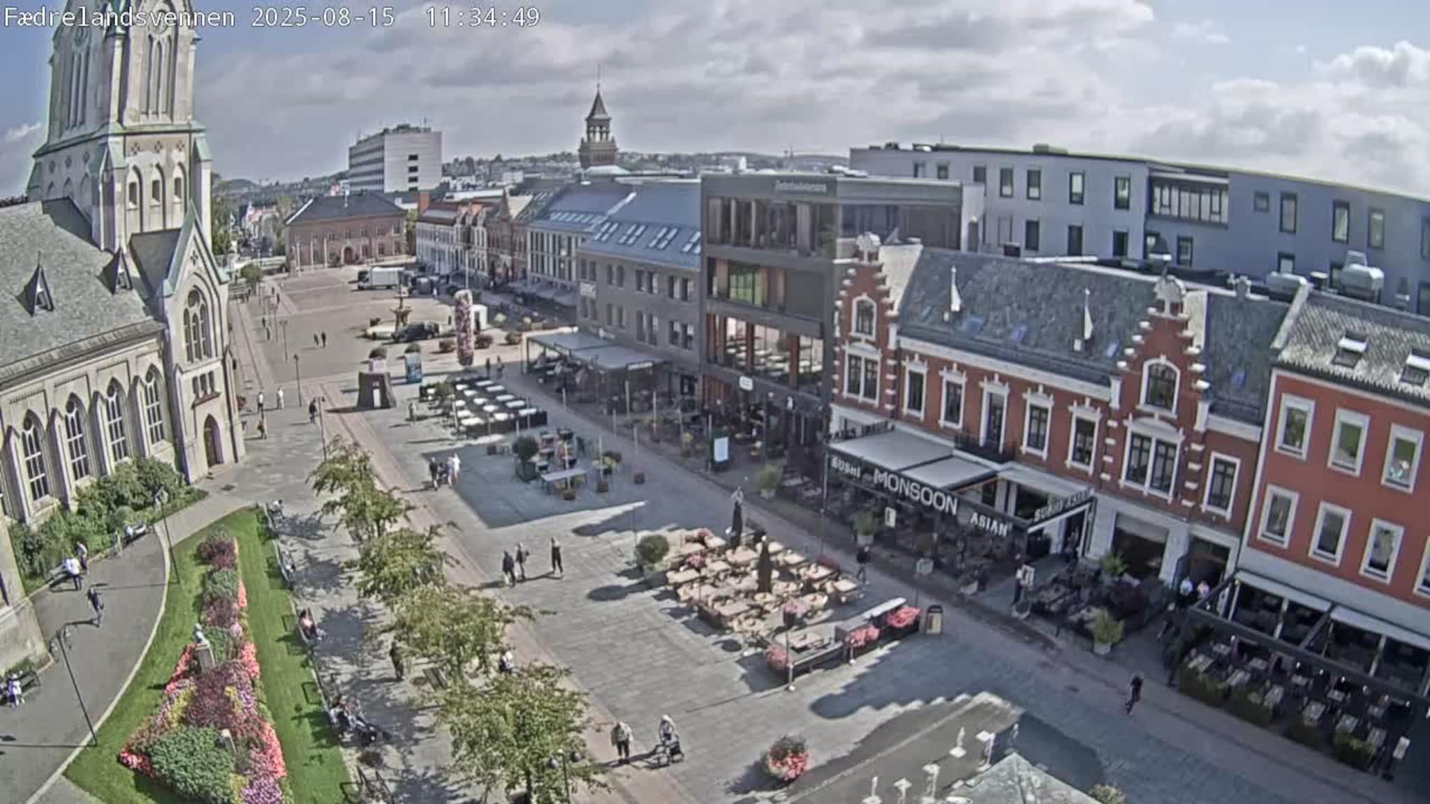 Livekamera Torvet i Kristiansand