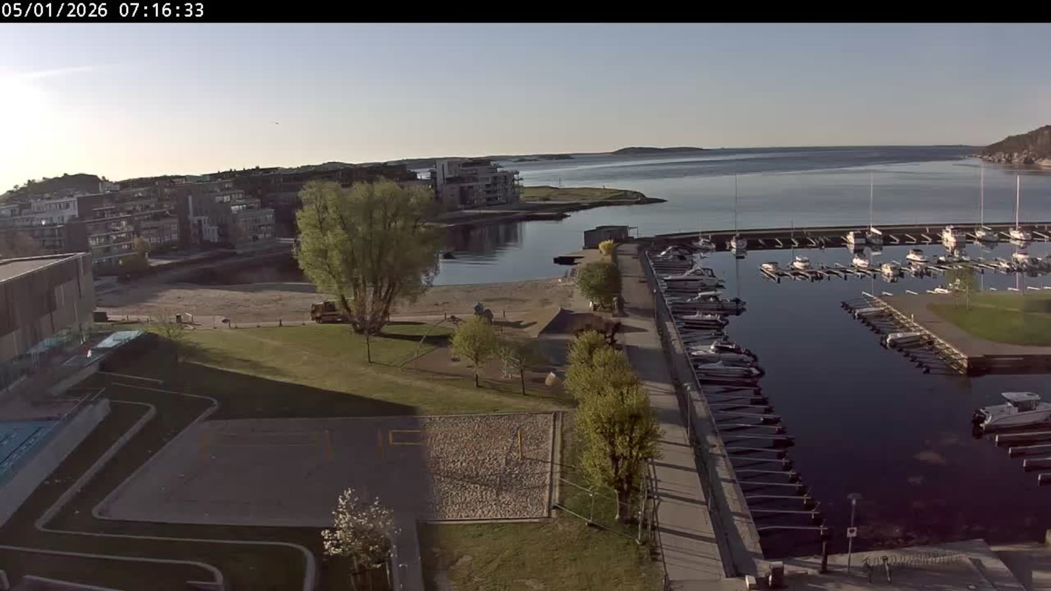 Livekamera Bystranda i Kristiansand