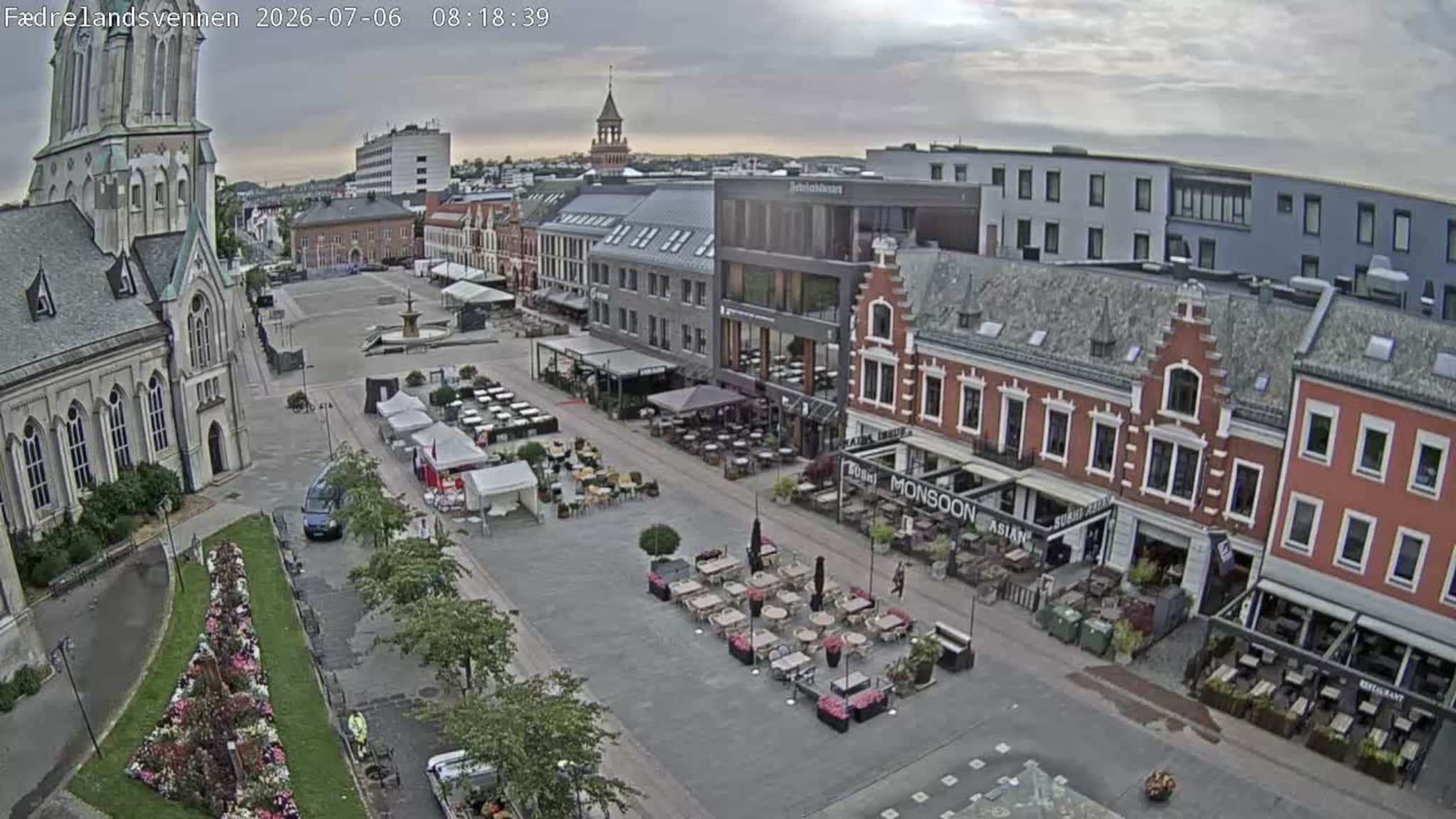 Livekamera Torvet i Kristiansand
