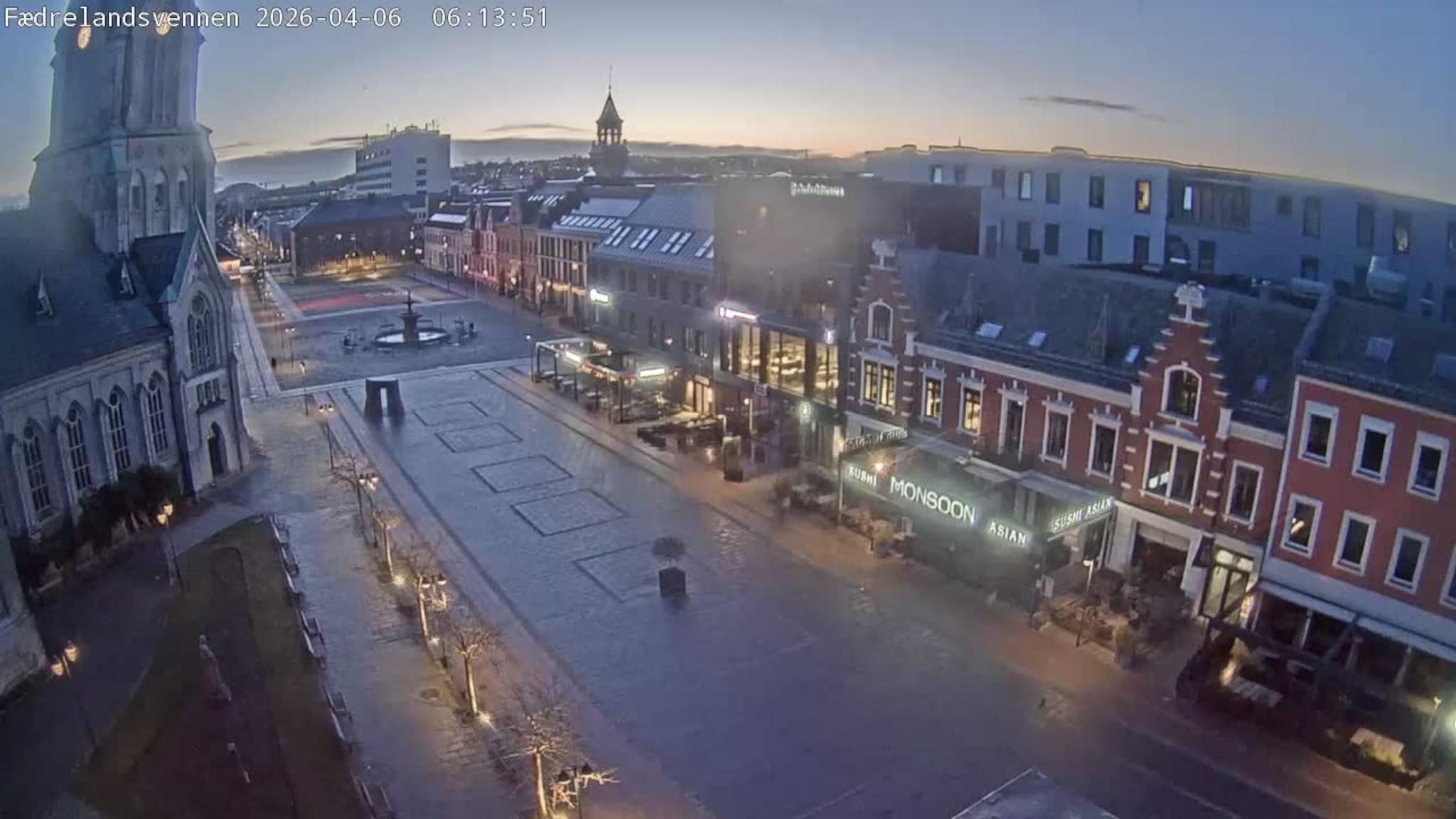 Livekamera Torvet i Kristiansand