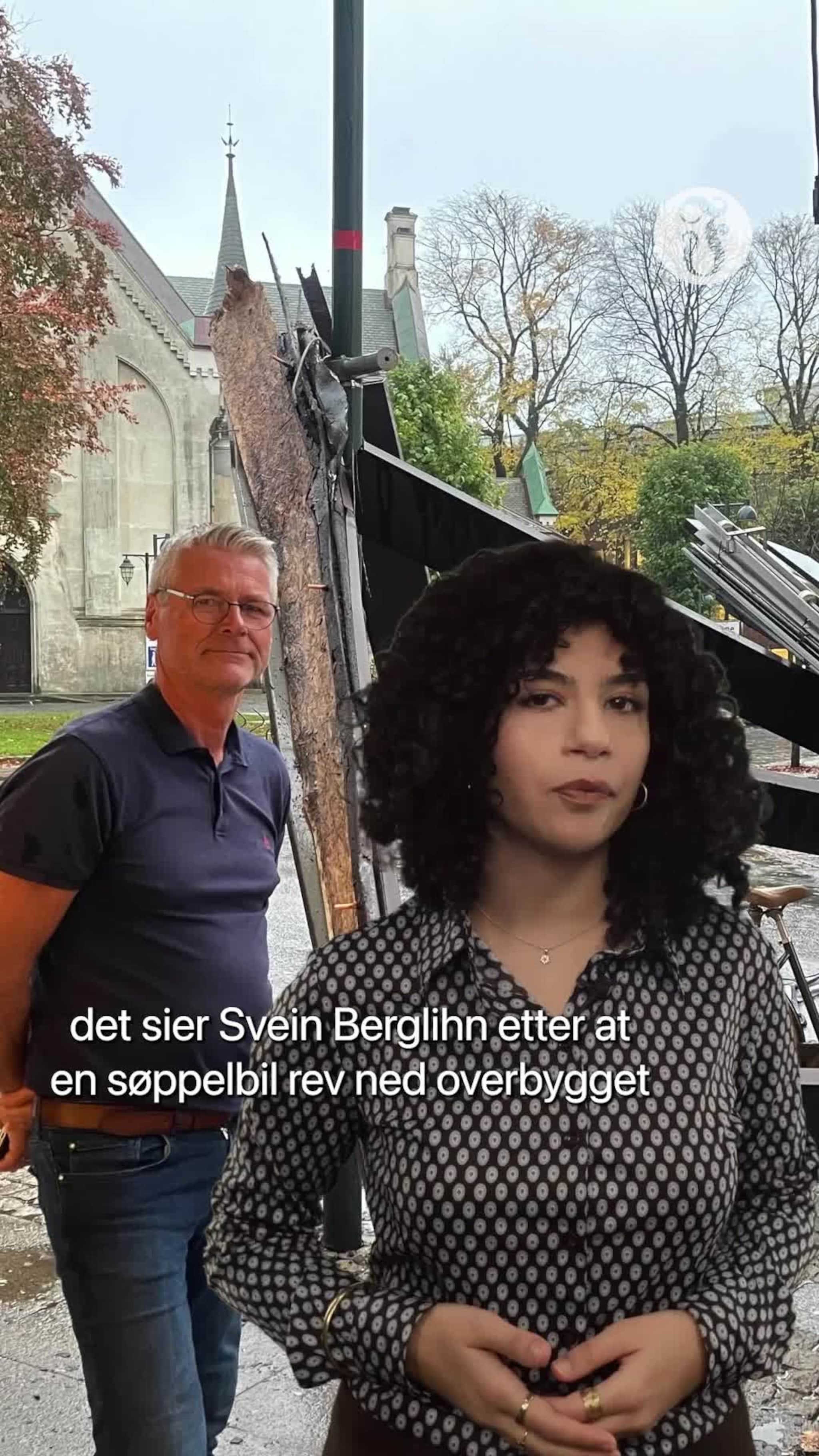 Søppelbil krasjet i Kristiansand