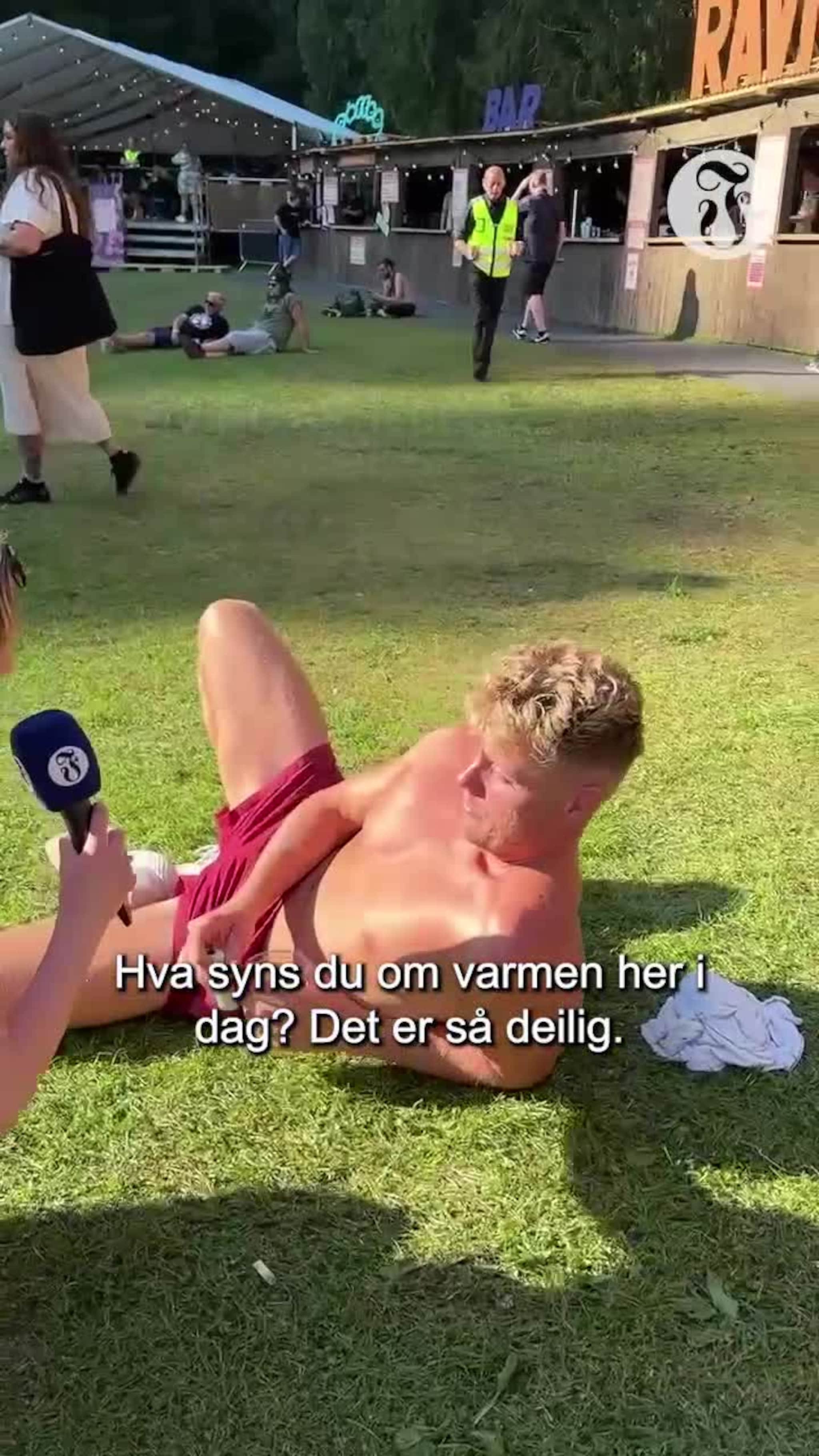 Ravnedalen Live: - Jeg kom for å sole meg.