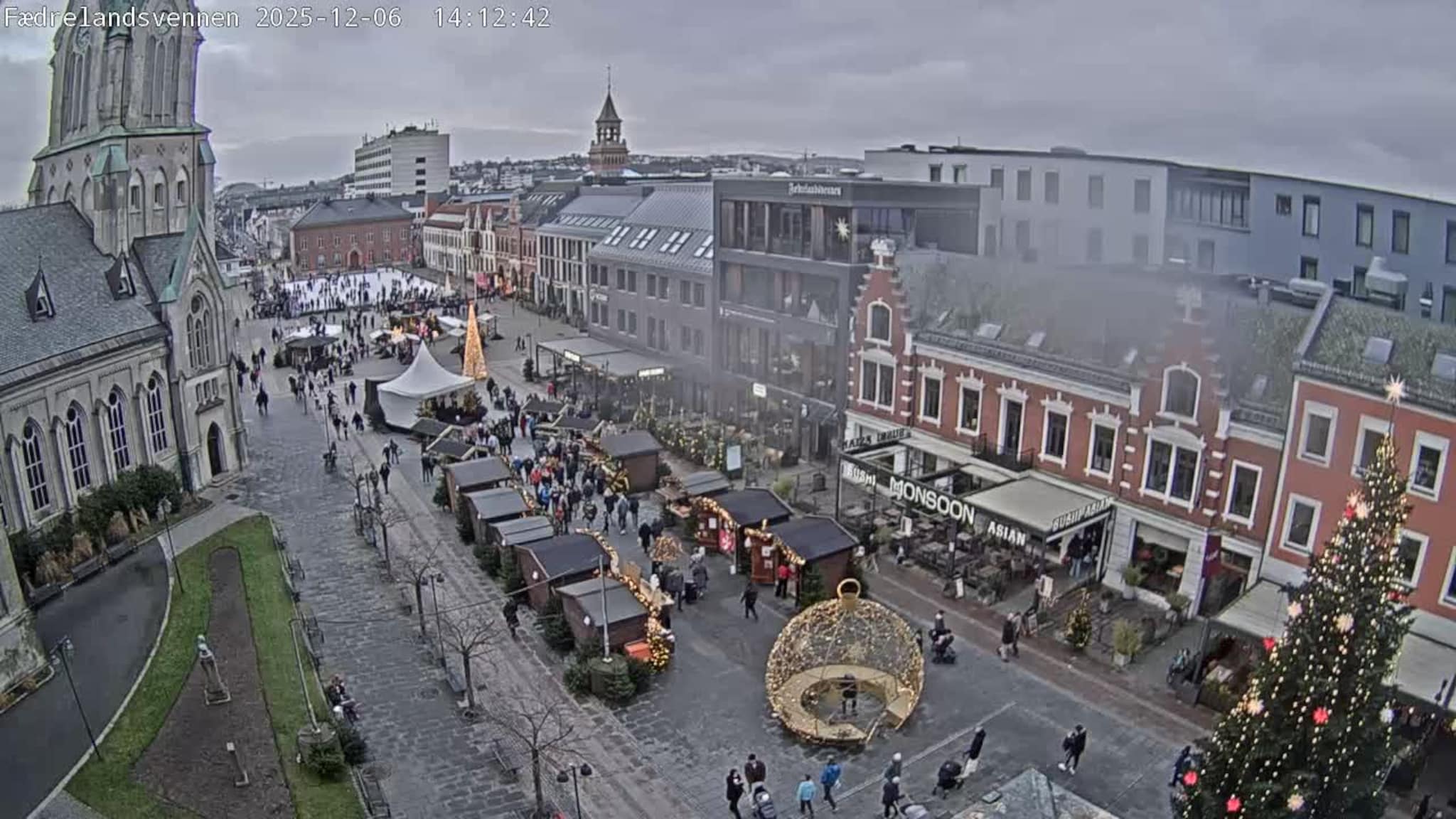 Livekamera Torvet i Kristiansand