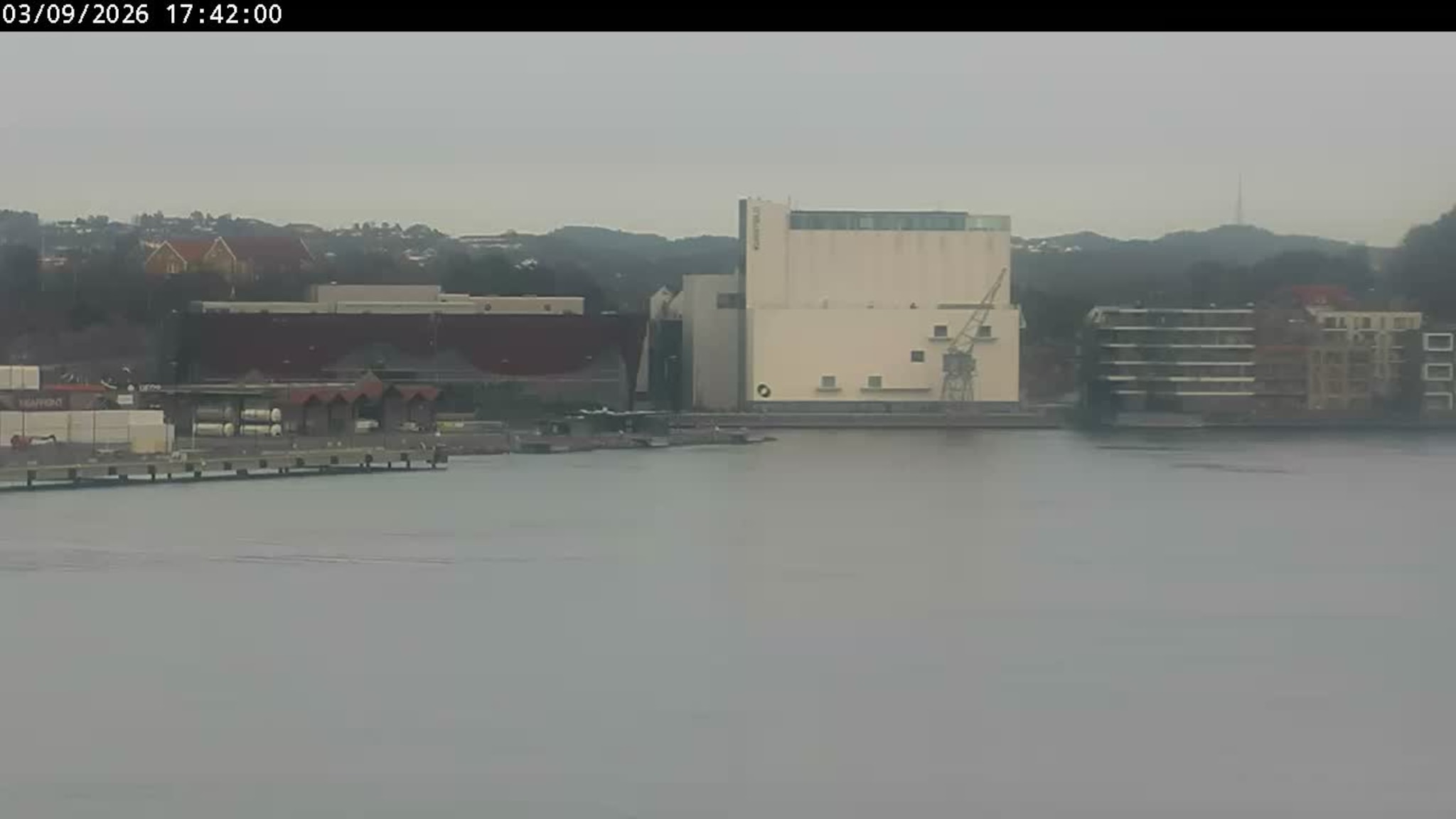 Livekamera over Kristiansand havn