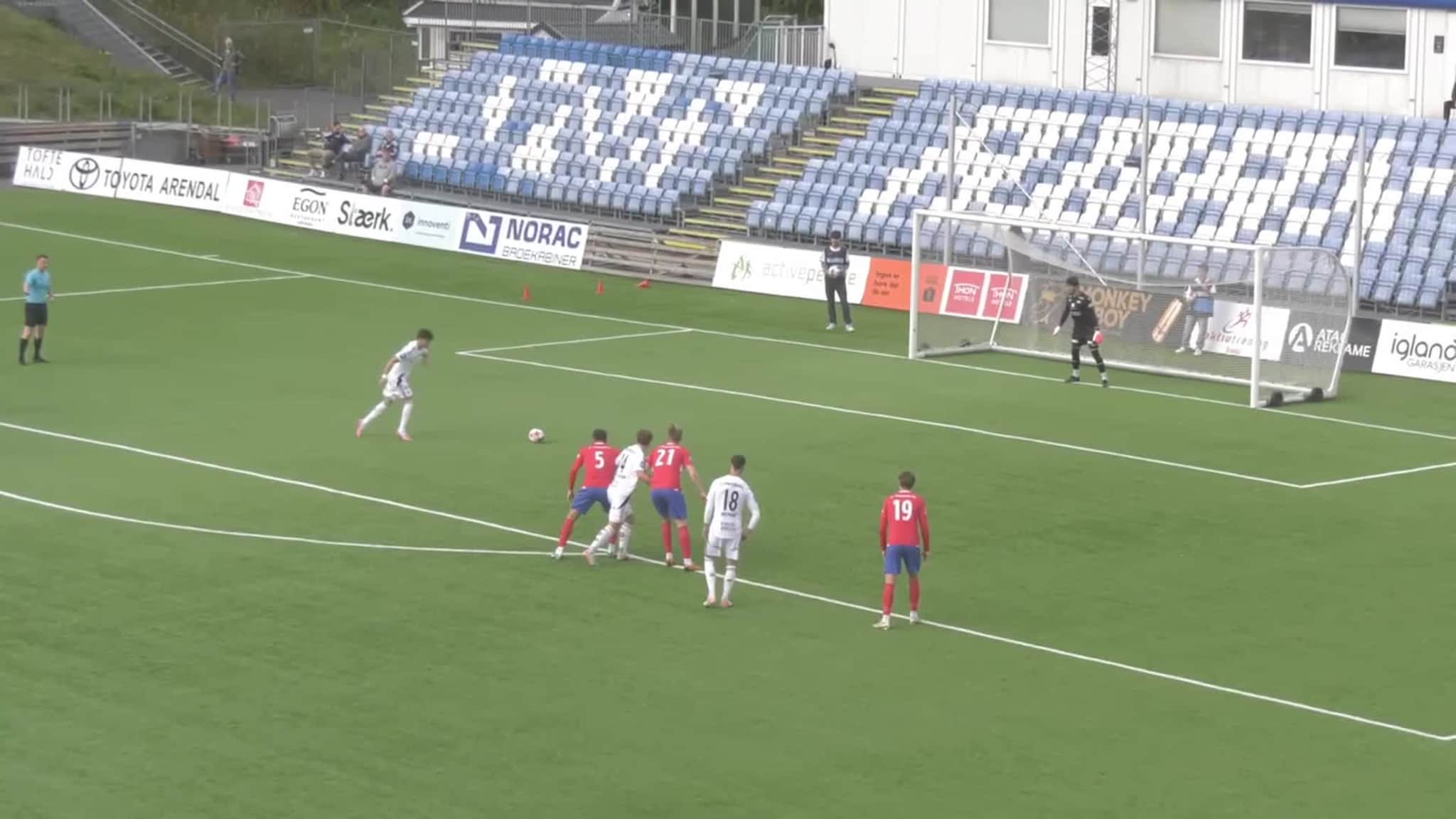 Arendal-Vard Haugesund høydepunkter fra kampen