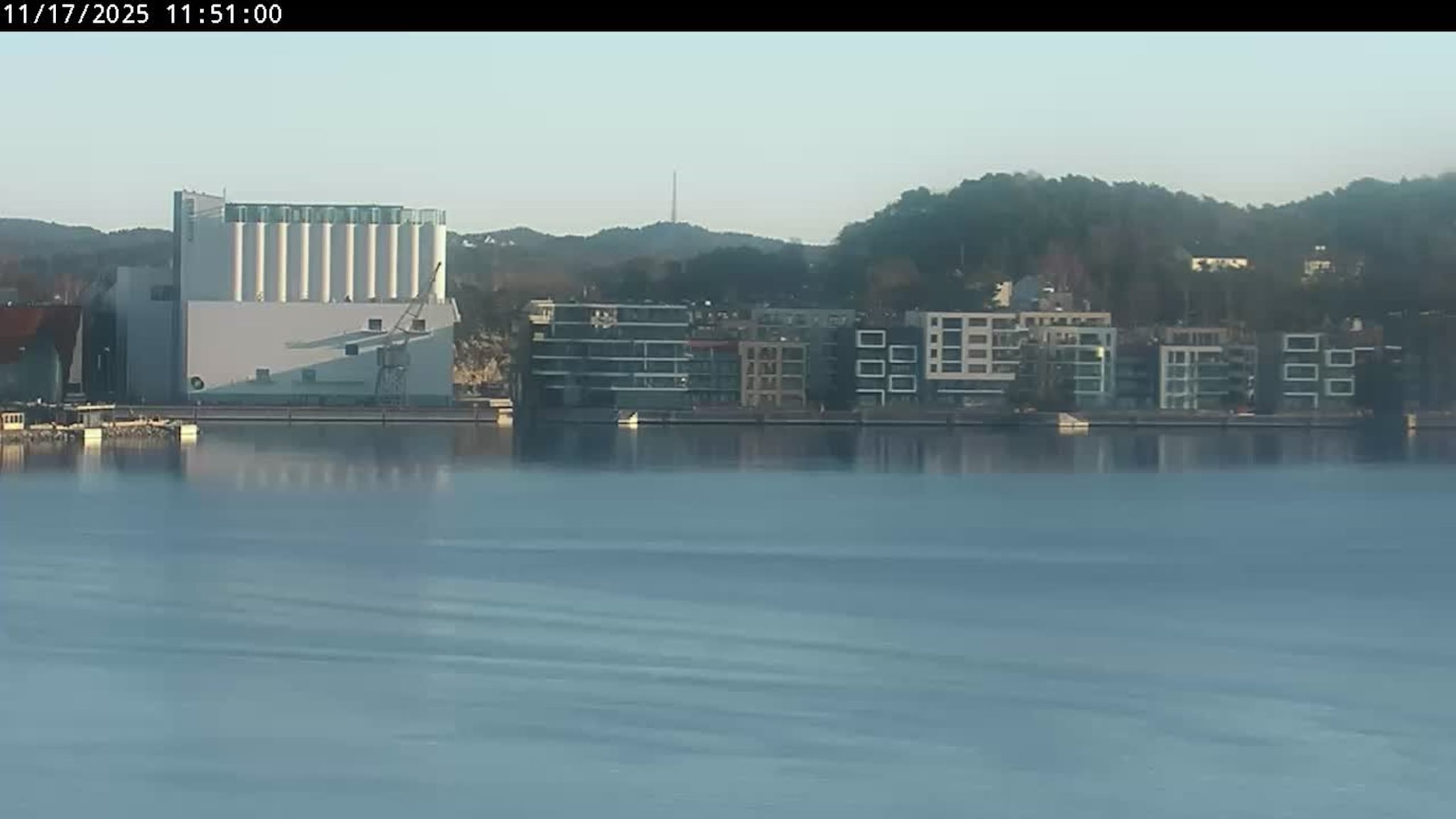 Livekamera over Kristiansand havn