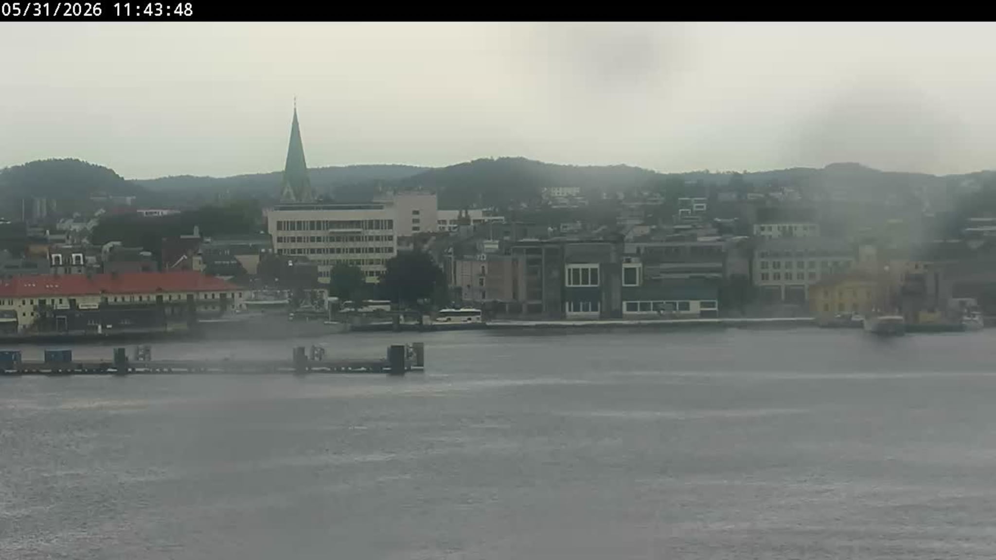 Livekamera over Kristiansand havn