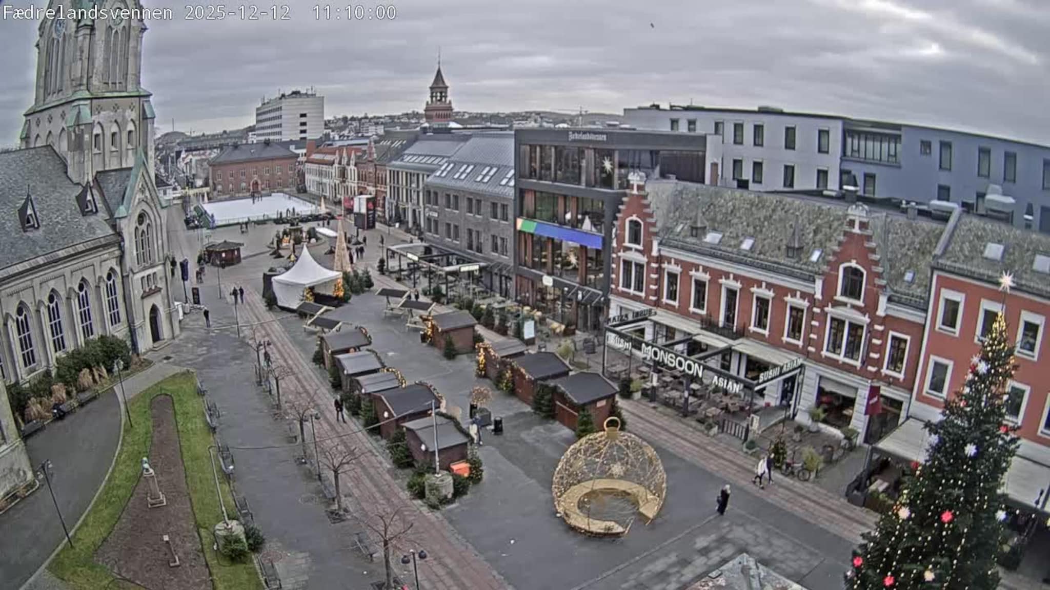 Livekamera Torvet i Kristiansand