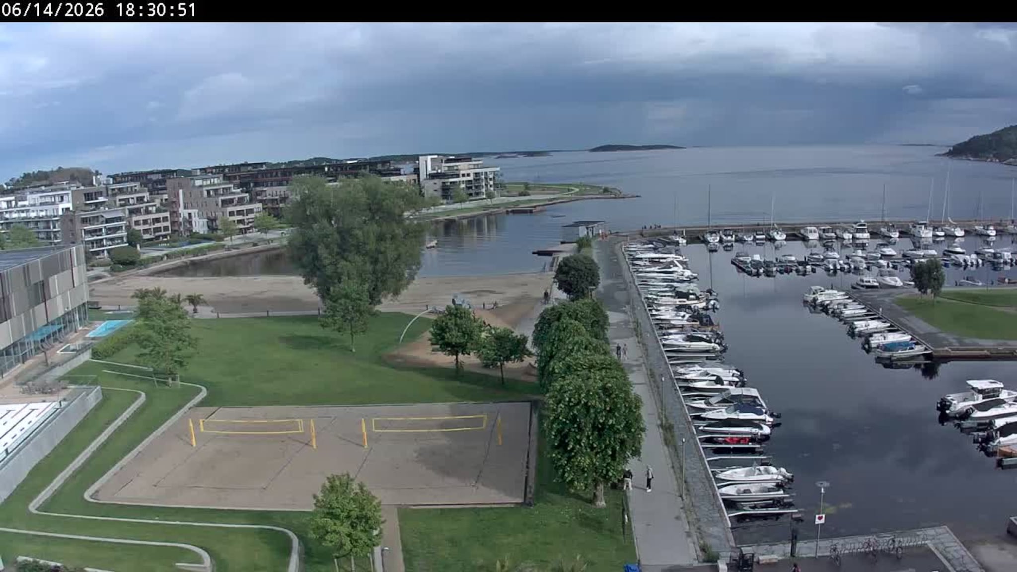 Livekamera Bystranda i Kristiansand