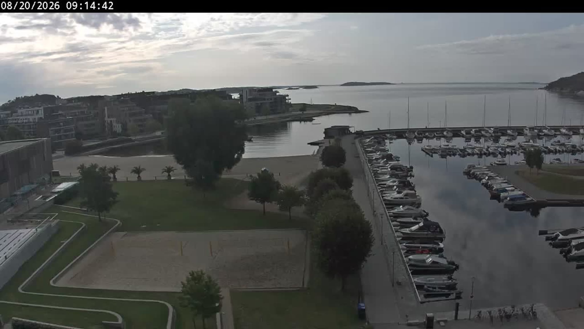 Livekamera Bystranda i Kristiansand