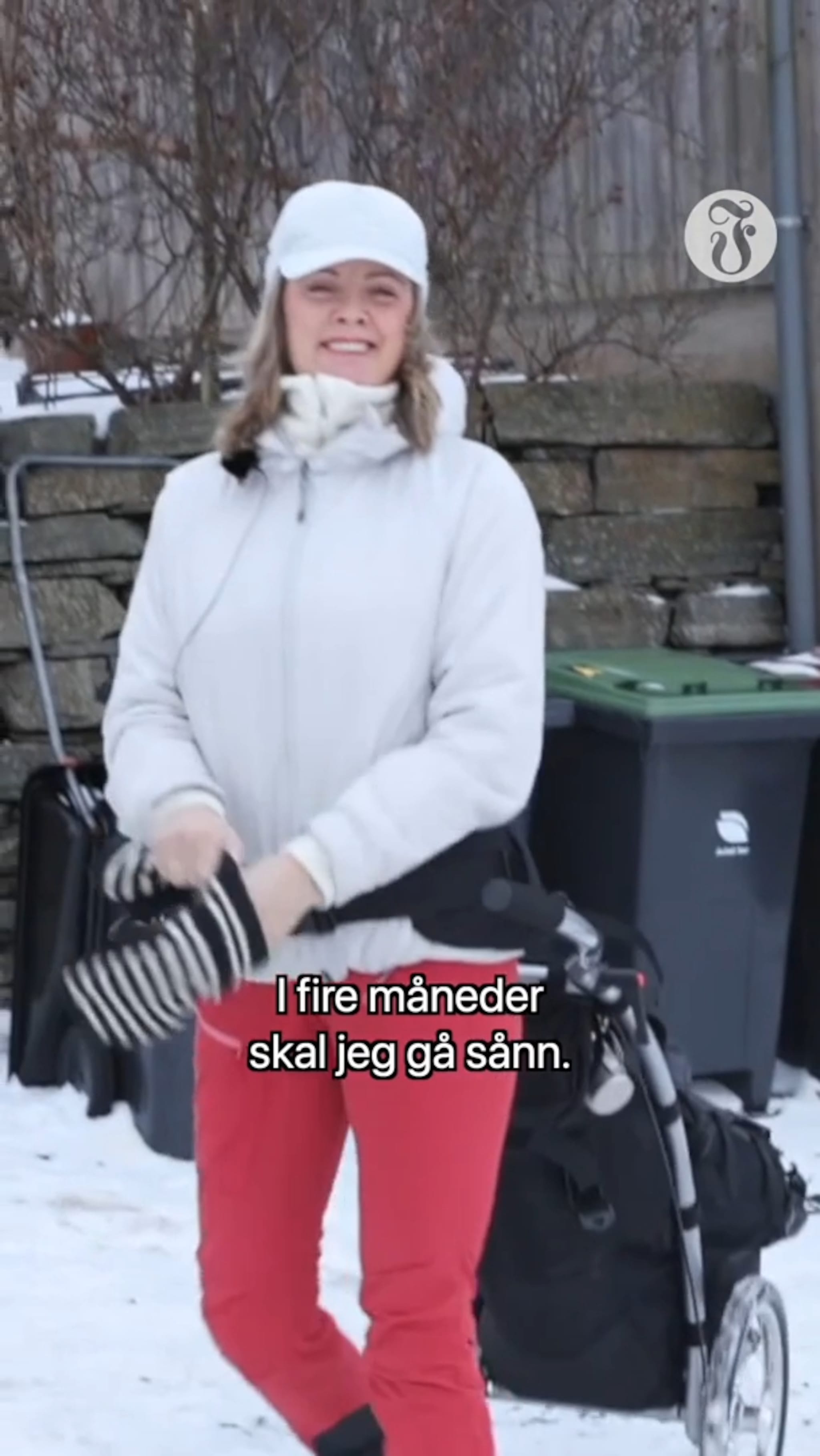 - I fire måneder skal jeg gå sånn!