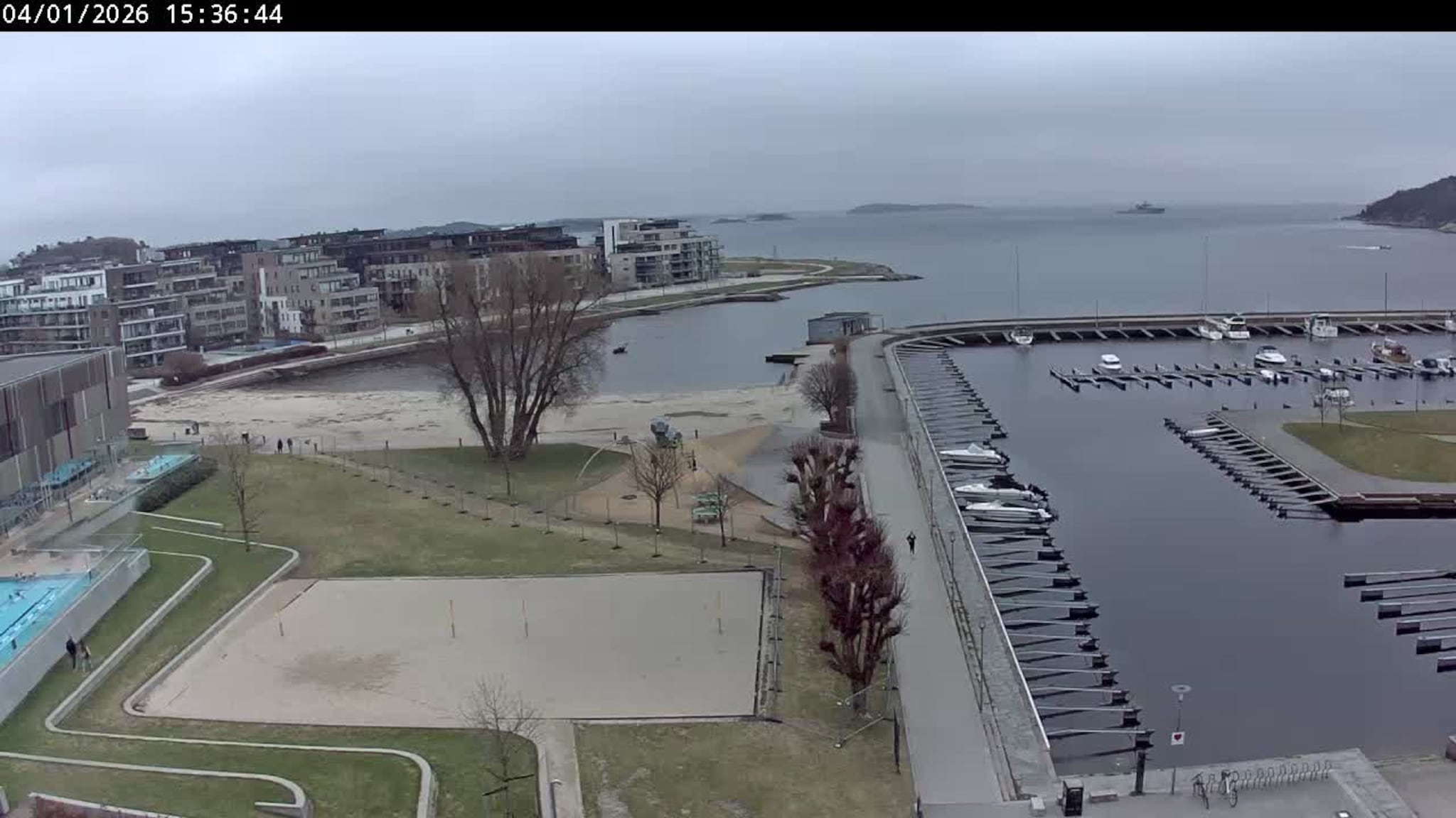 Livekamera Bystranda i Kristiansand