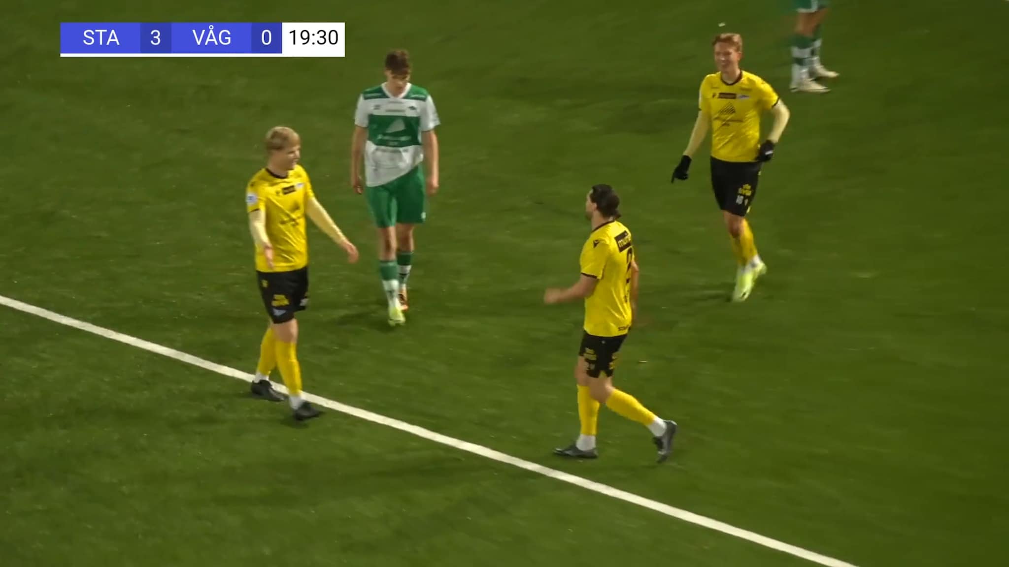 Se alle 12 målene fra Start - Våg