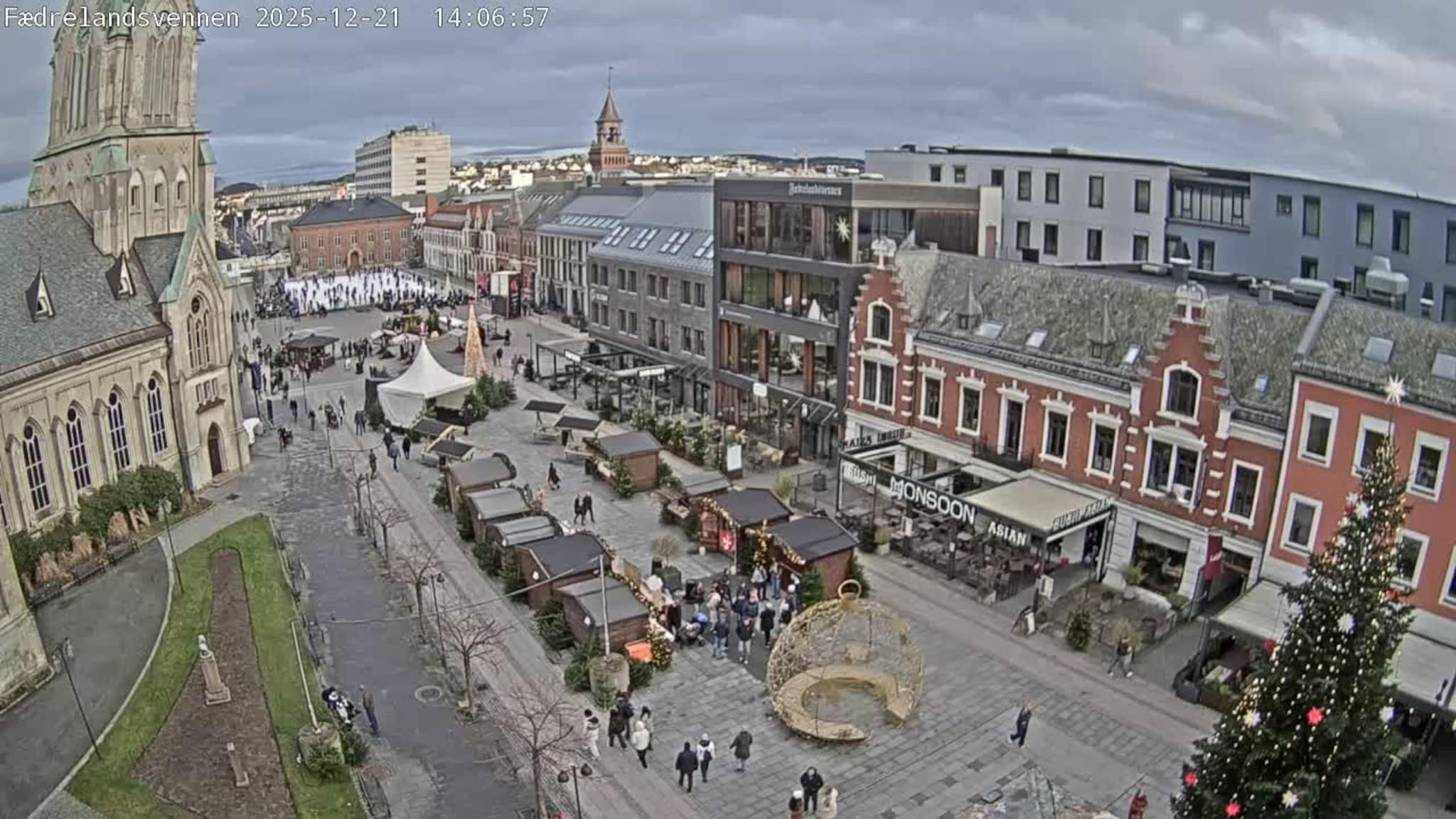 Livekamera Torvet i Kristiansand