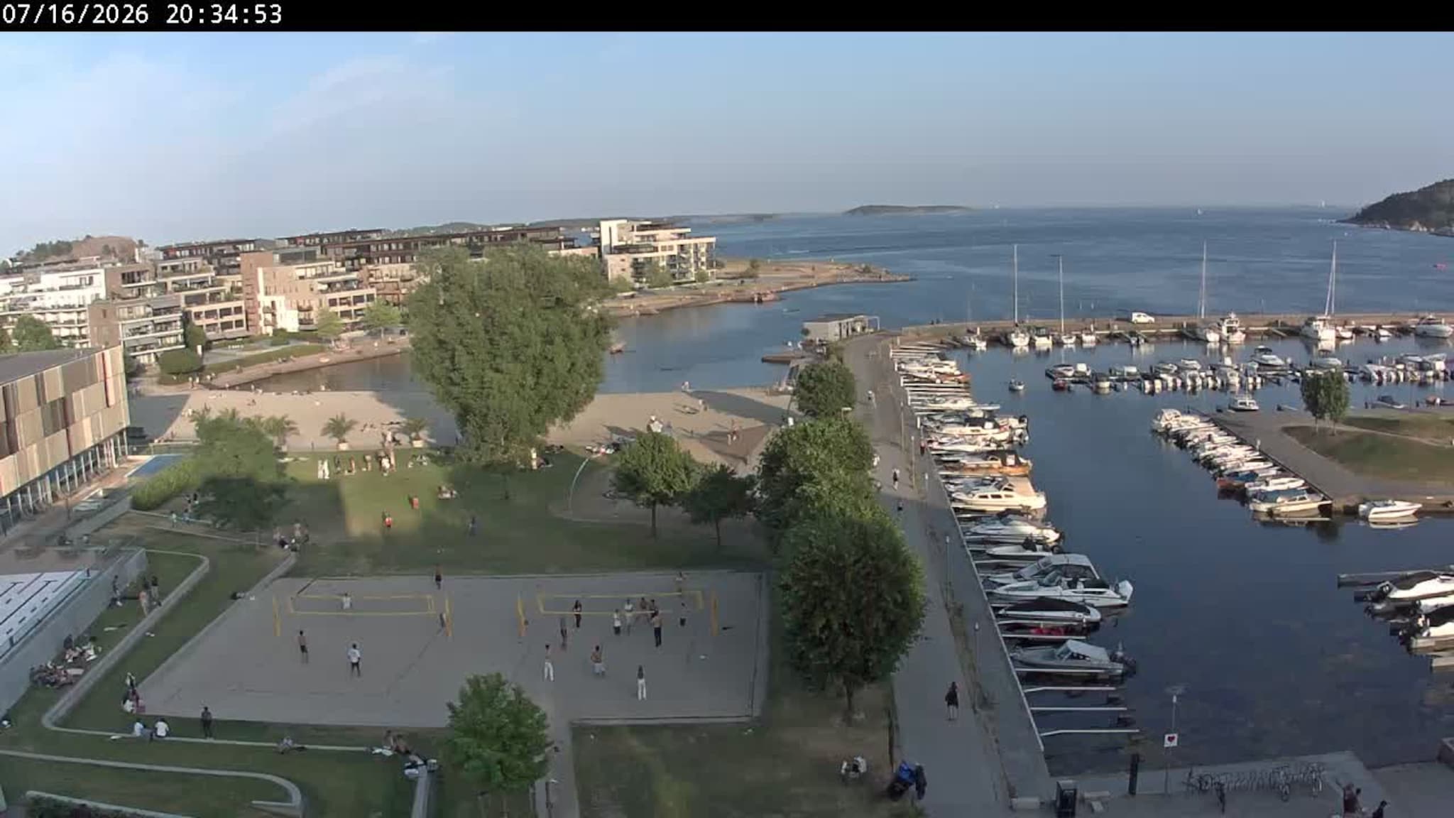 Livekamera Bystranda i Kristiansand