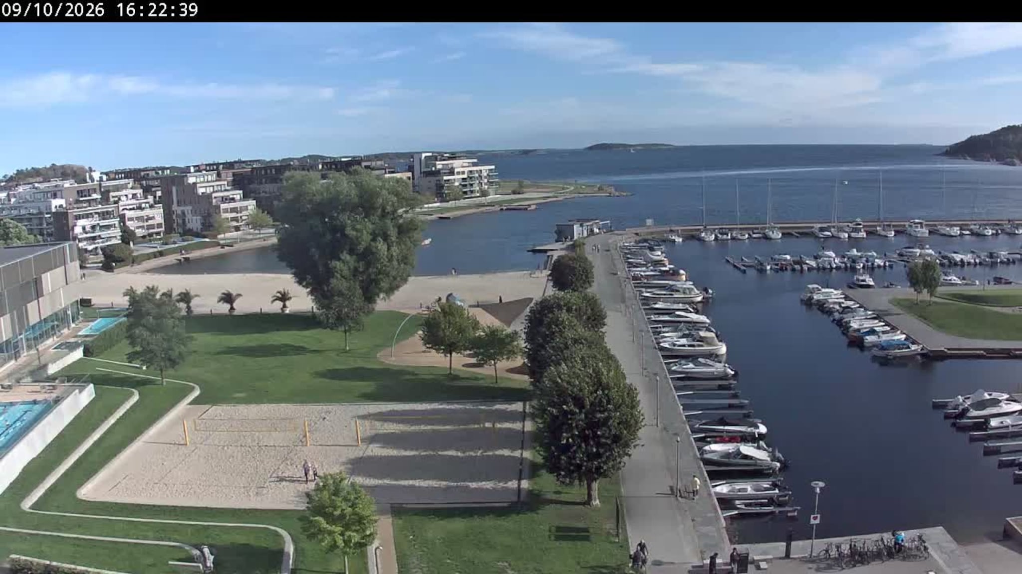 Livekamera Bystranda i Kristiansand